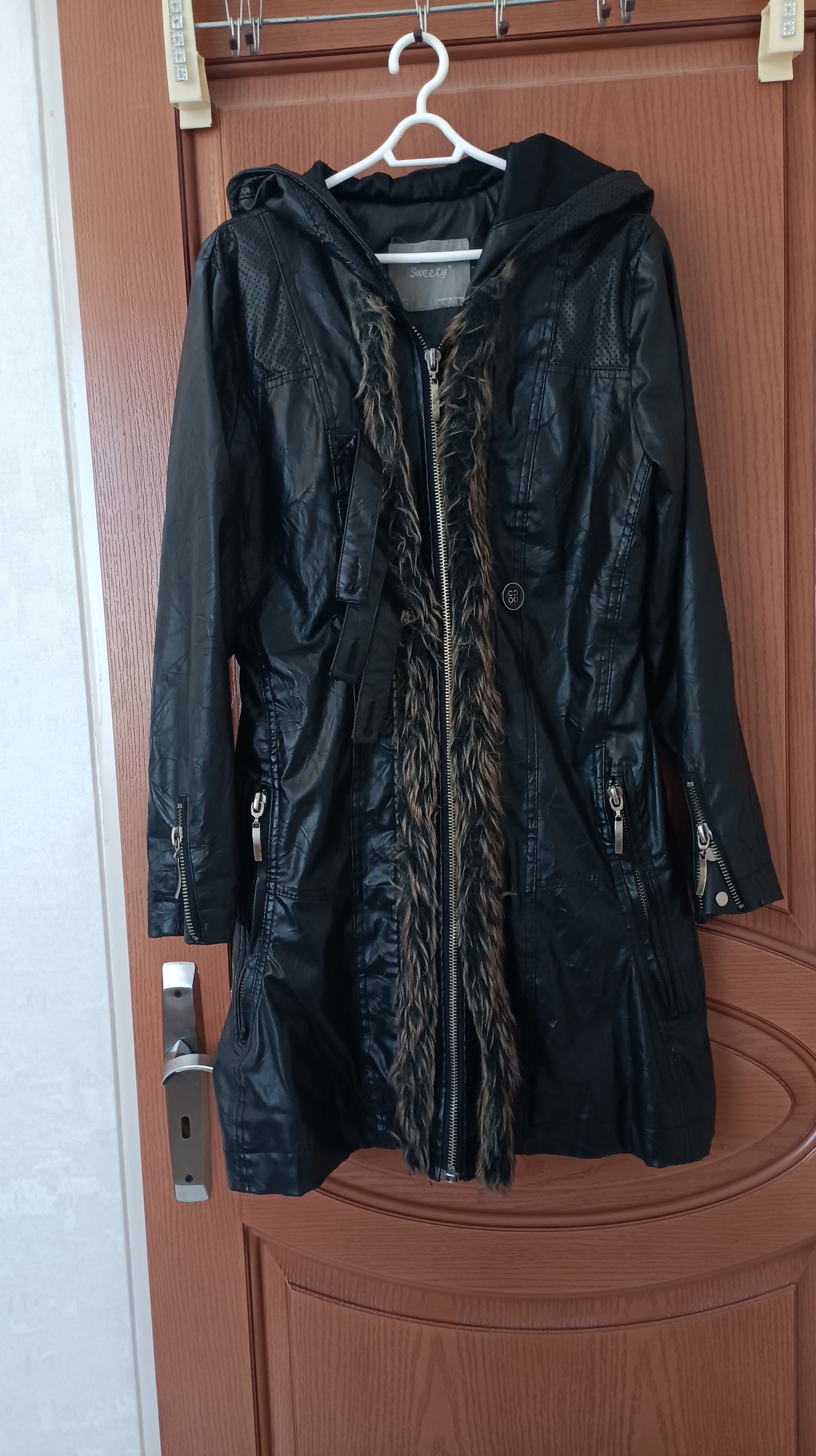 پالتو چرم اصل مشکی