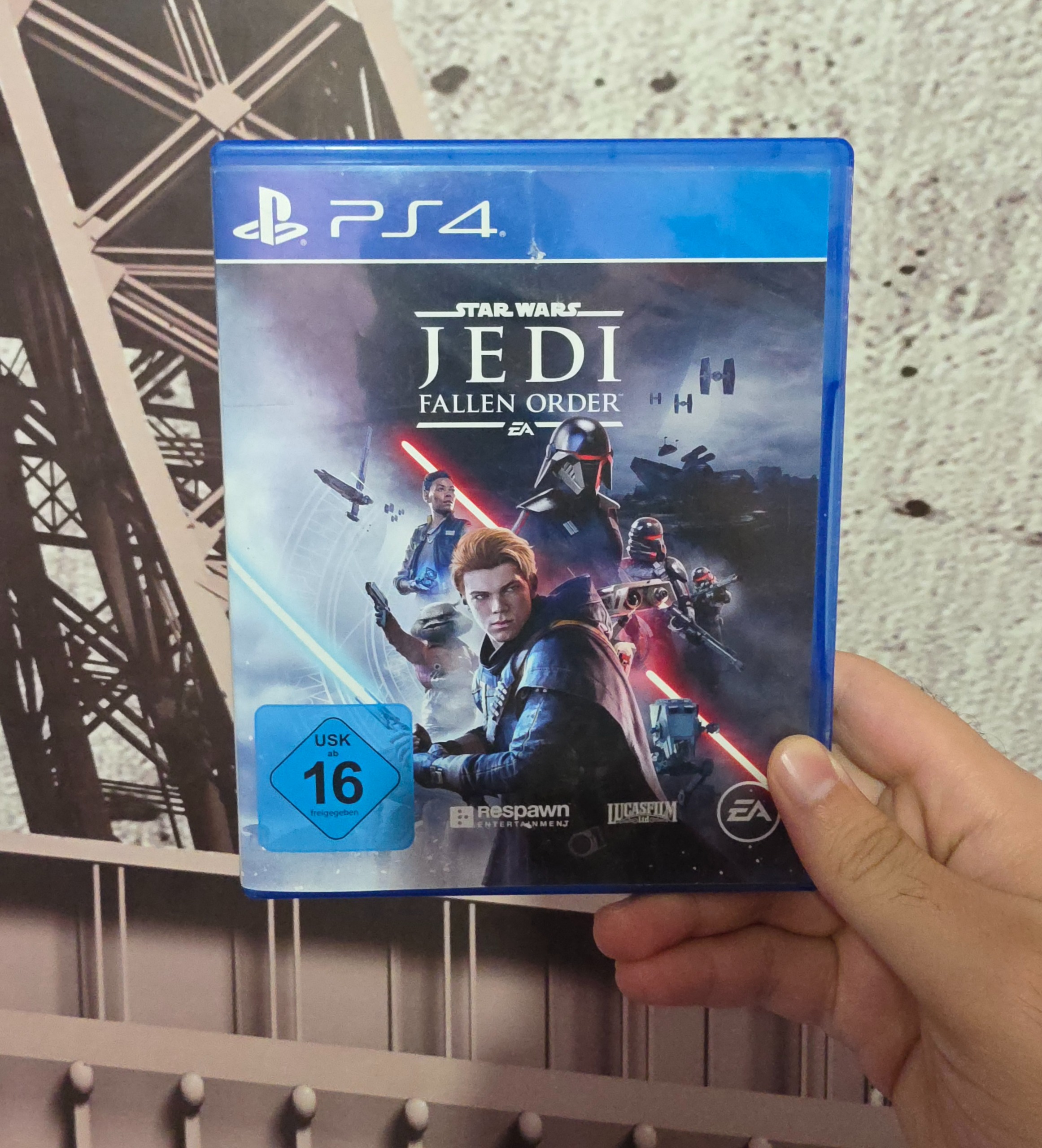 دیسک بازی star wars jedi fallen order ps4 درحد