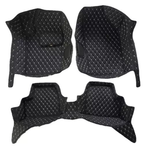 کفپوش خودرو مدل چرم گلدوزی مناسب خودروی 206