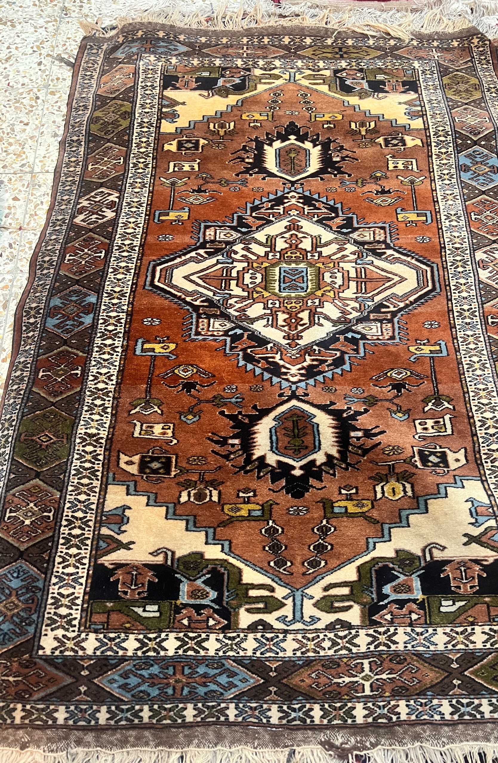 قالیچه قدیمی طرح کمیاب