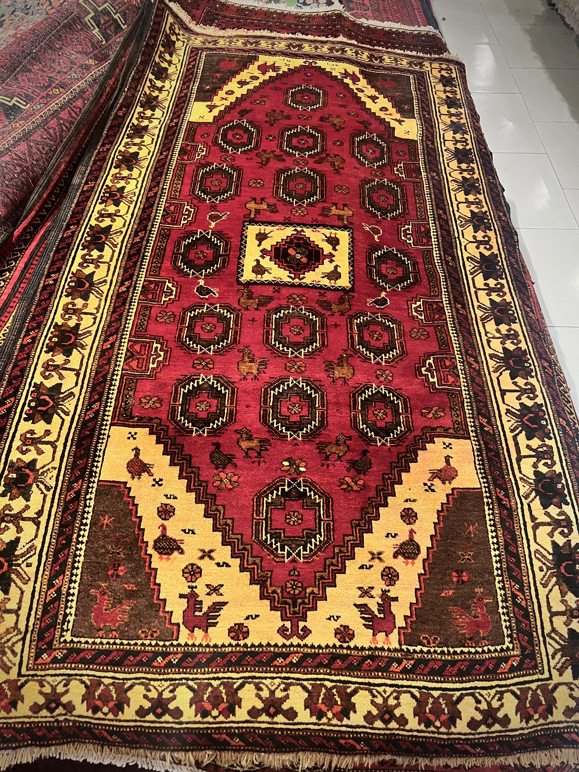 قالیچه دستباف طرح کمیاب
