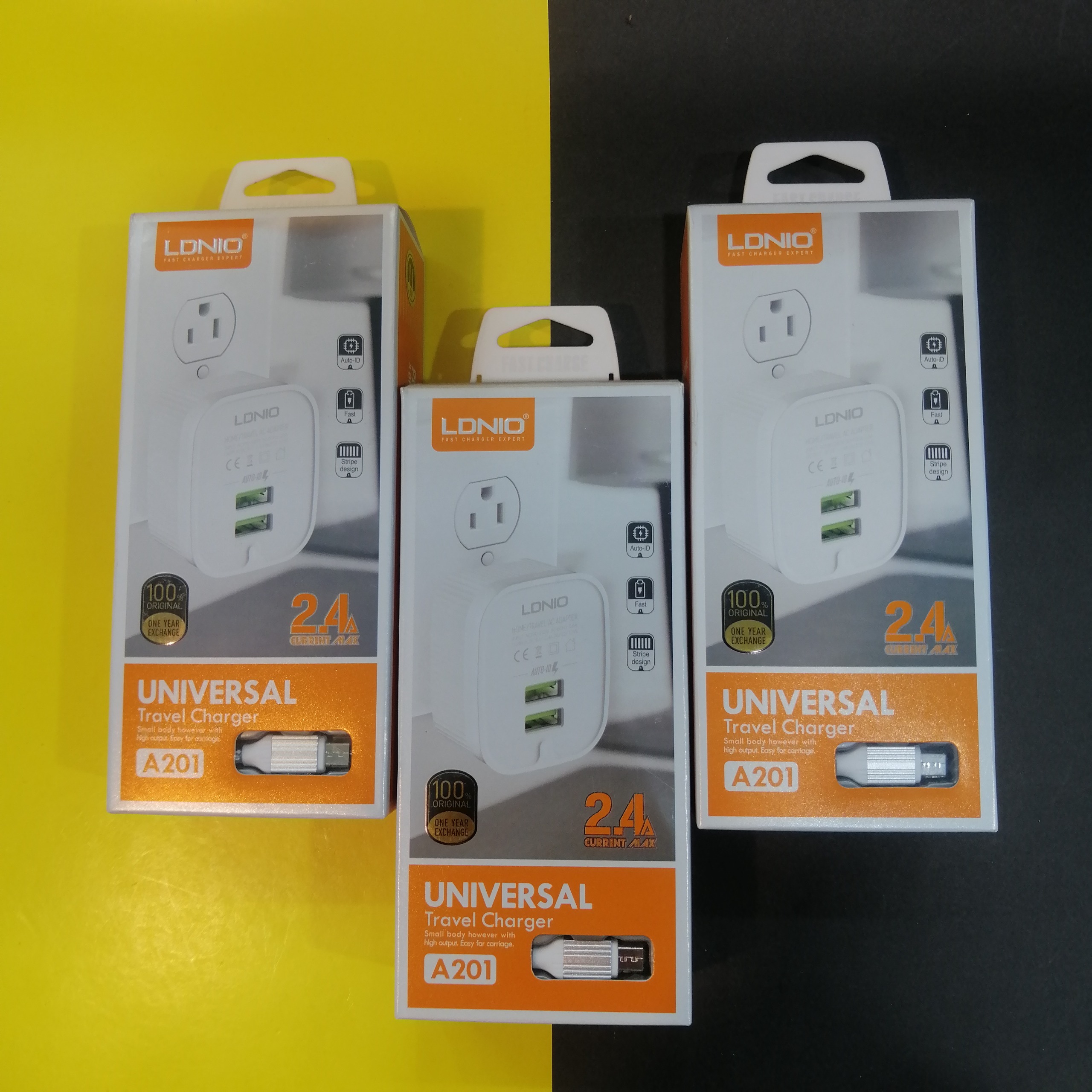 3 عدد شارژر الدینیو A201