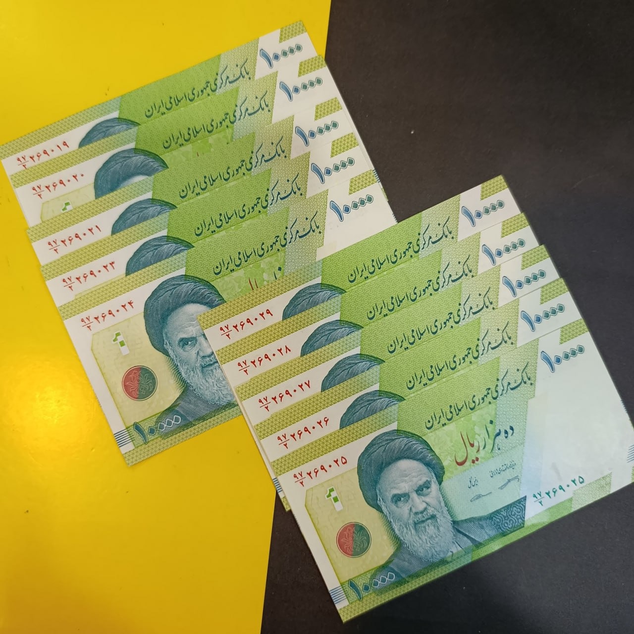 10 عدد هزار تومانی خشک