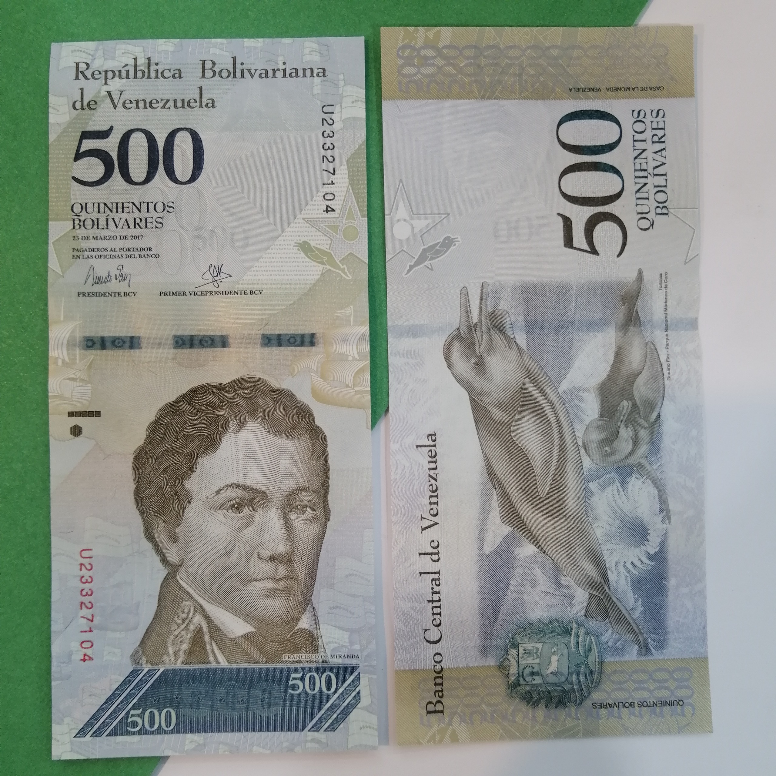 2عدد500 بولیواری ونزوئلا خشک