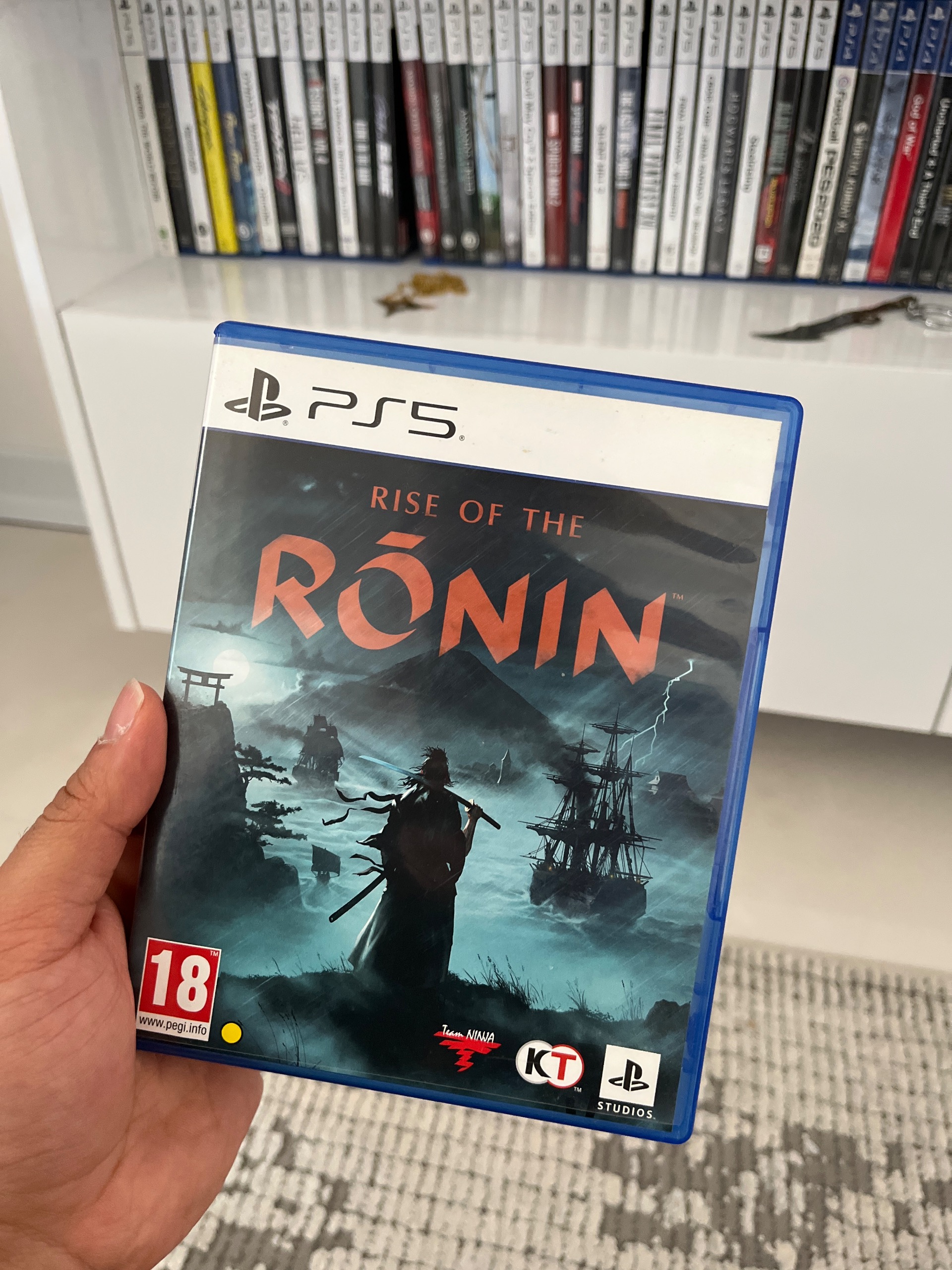 دیسک بازی rise of the ronin ps5 play station 5