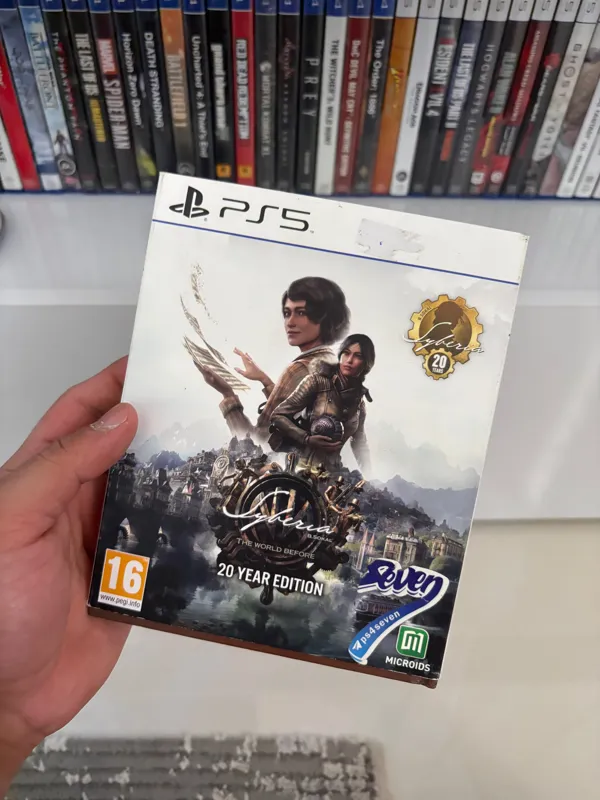 استیل بوک و دیسک بازی syberia the world before