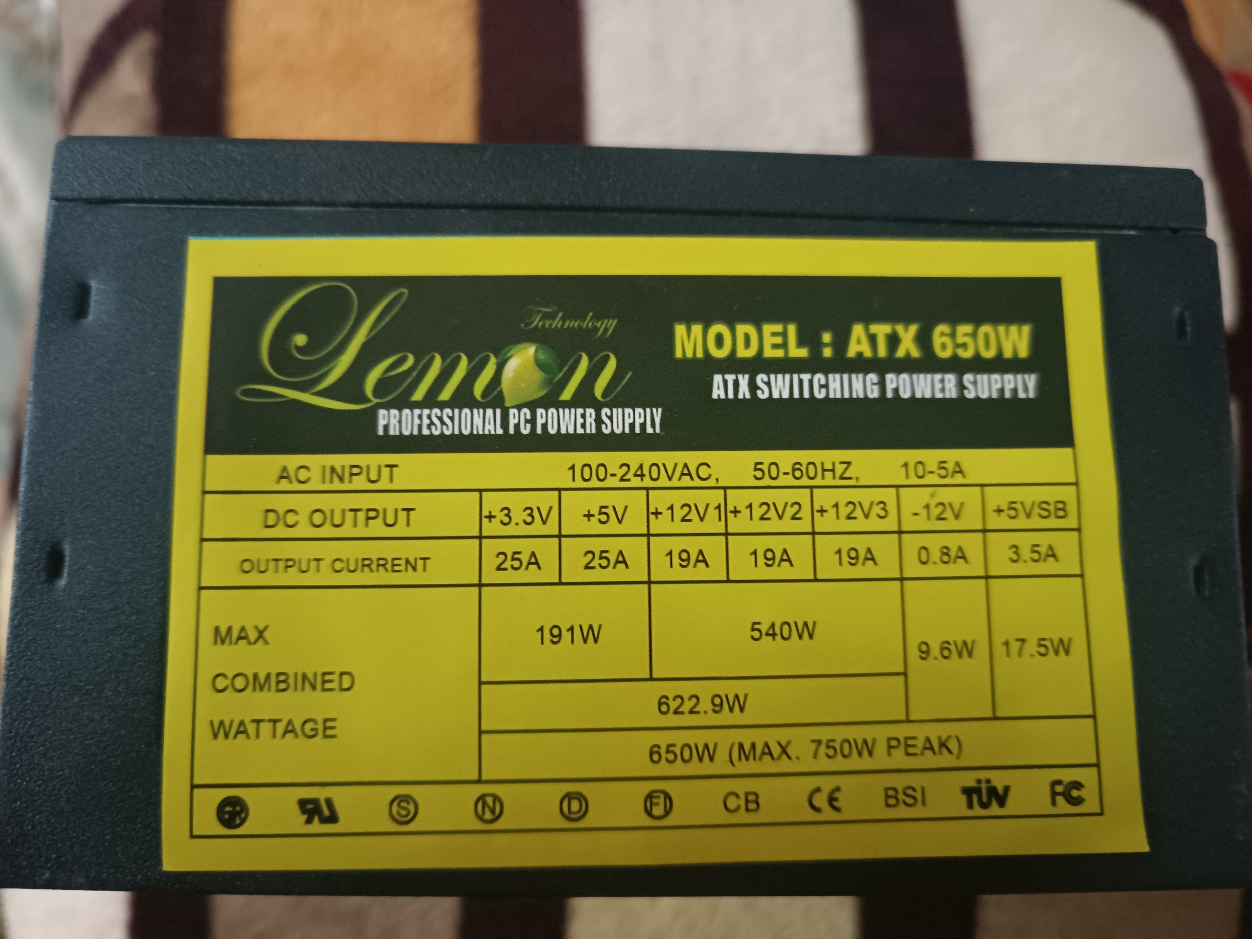 پاور کامپیوتر Lemon