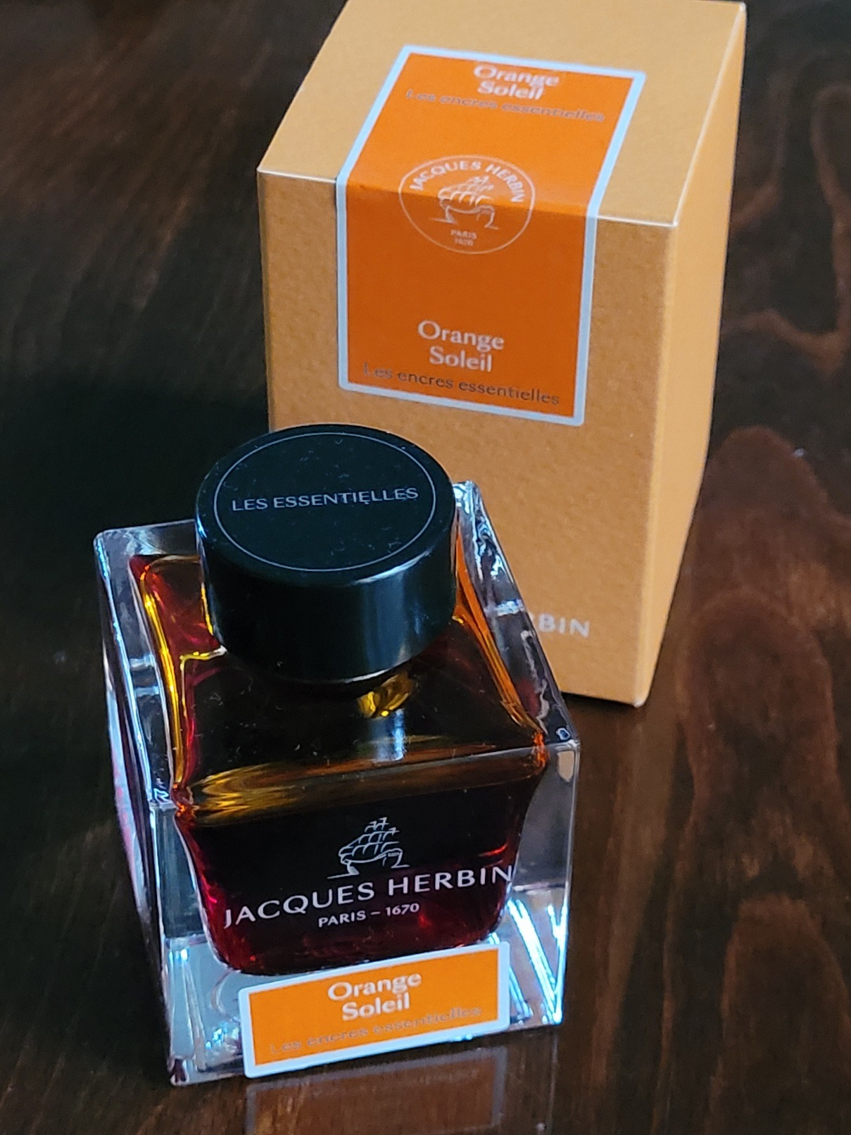 جوهر خودنویس ژاک هربین نارنجی jacques herbin