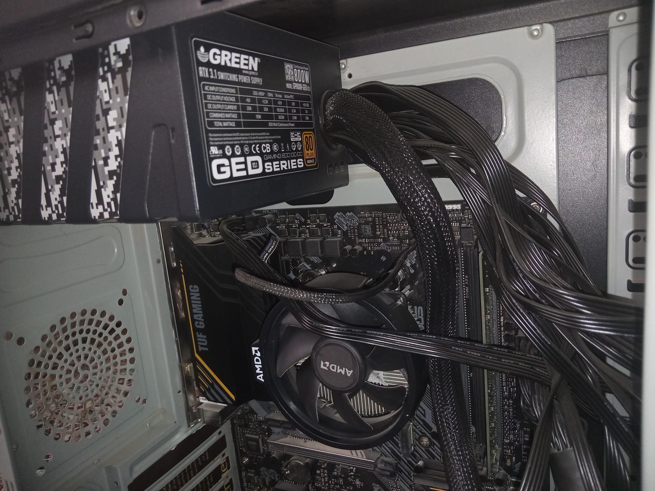 پاور گرین GP800w A_GED V3.1 گارانتی تا 1409/05