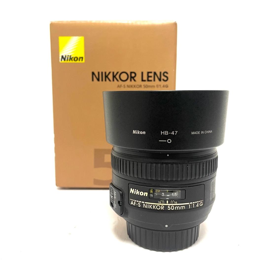 لنز نیکون NIKKOR 50mm f/14G طلایی (مشابه نو)