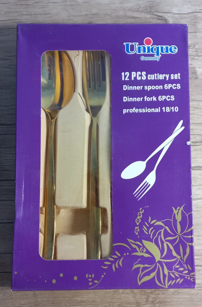 ست قاشق و چنگال یونیک