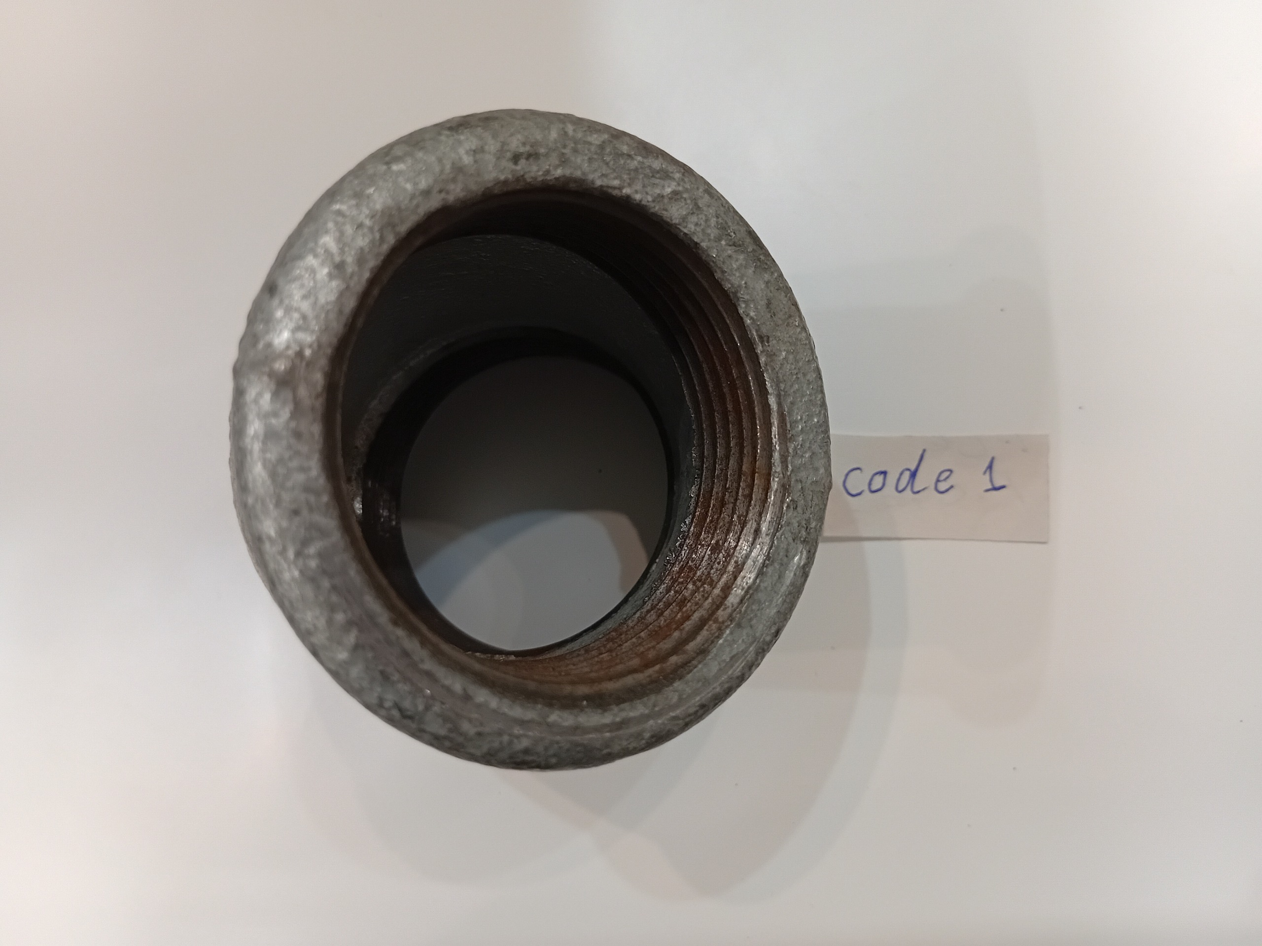 زانو 45 درجه 1_1/2 گالوانیزه