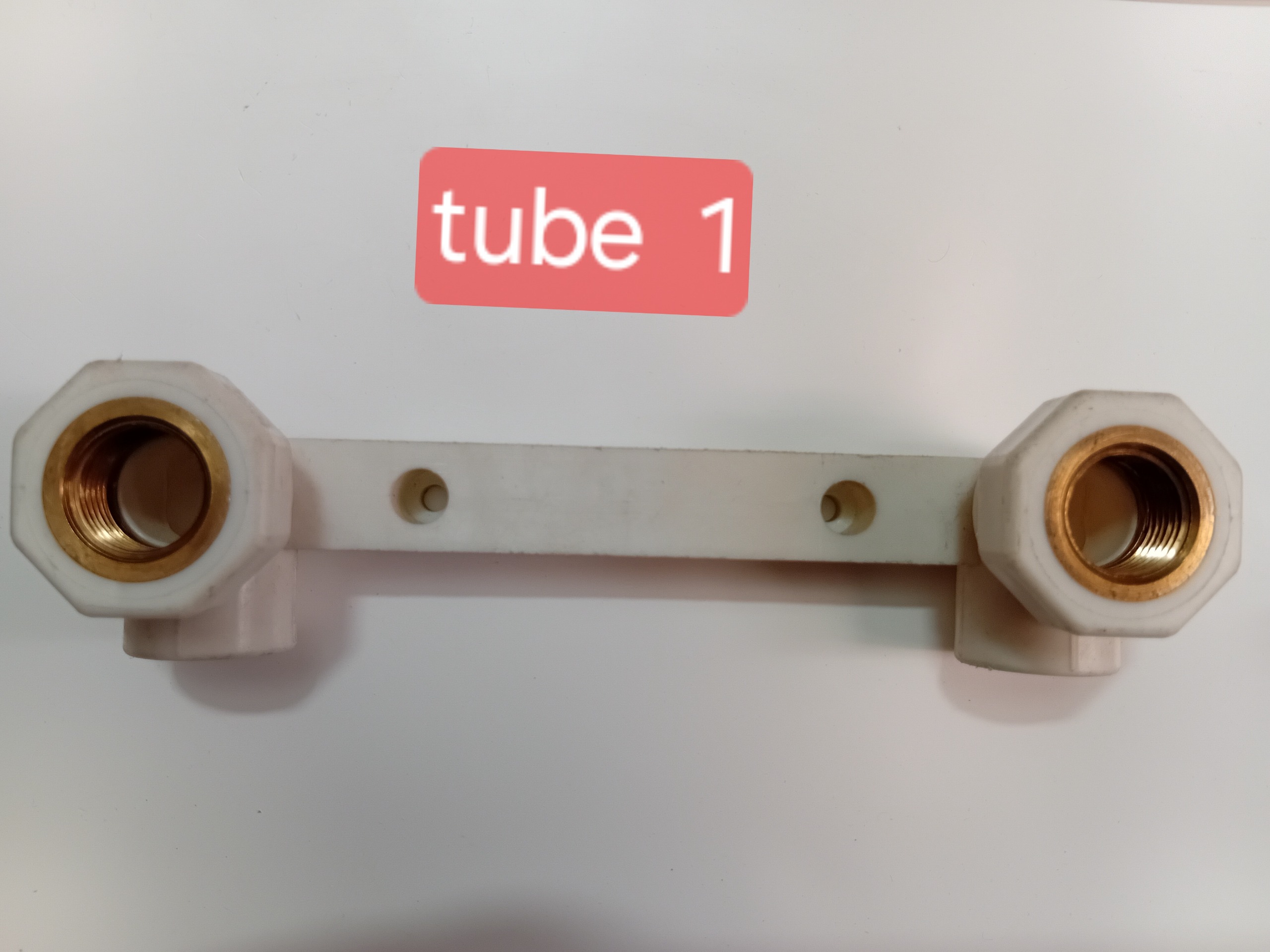 زانو زوج یکسر فلز 1/2 دیواری