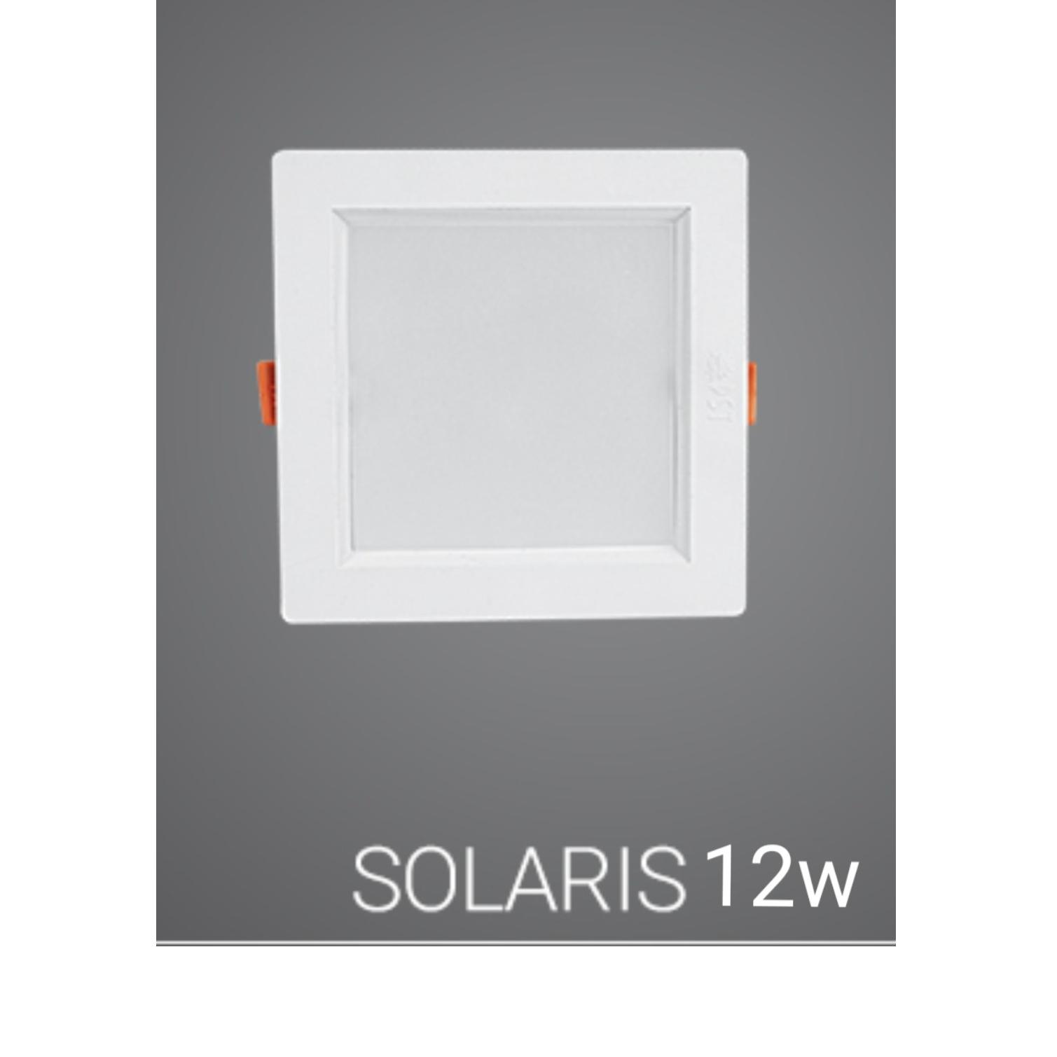 پنل توکار 12 وات مربع سولاریس پارس شعاع توس