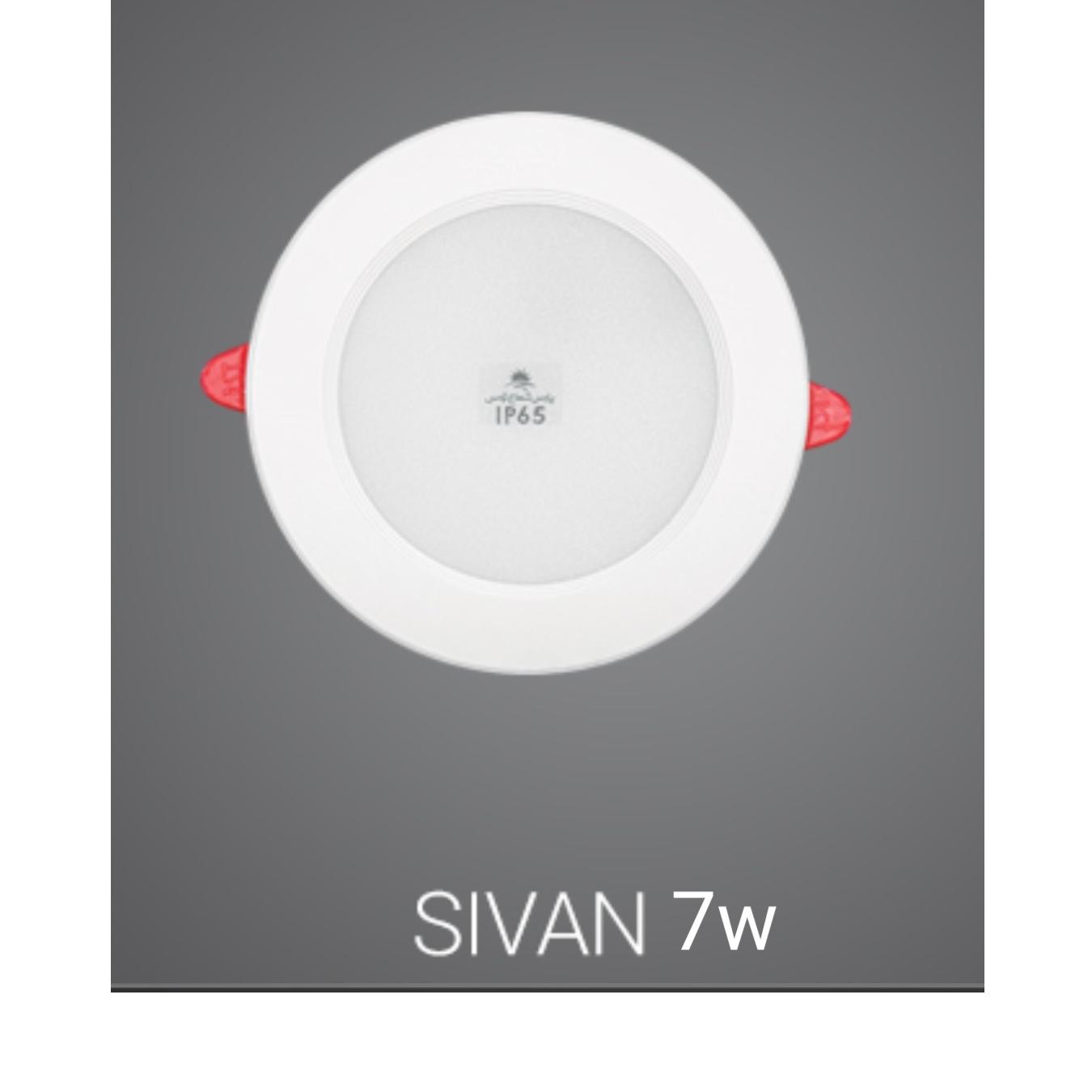 پنل توکار سیوان 7 وات ip65