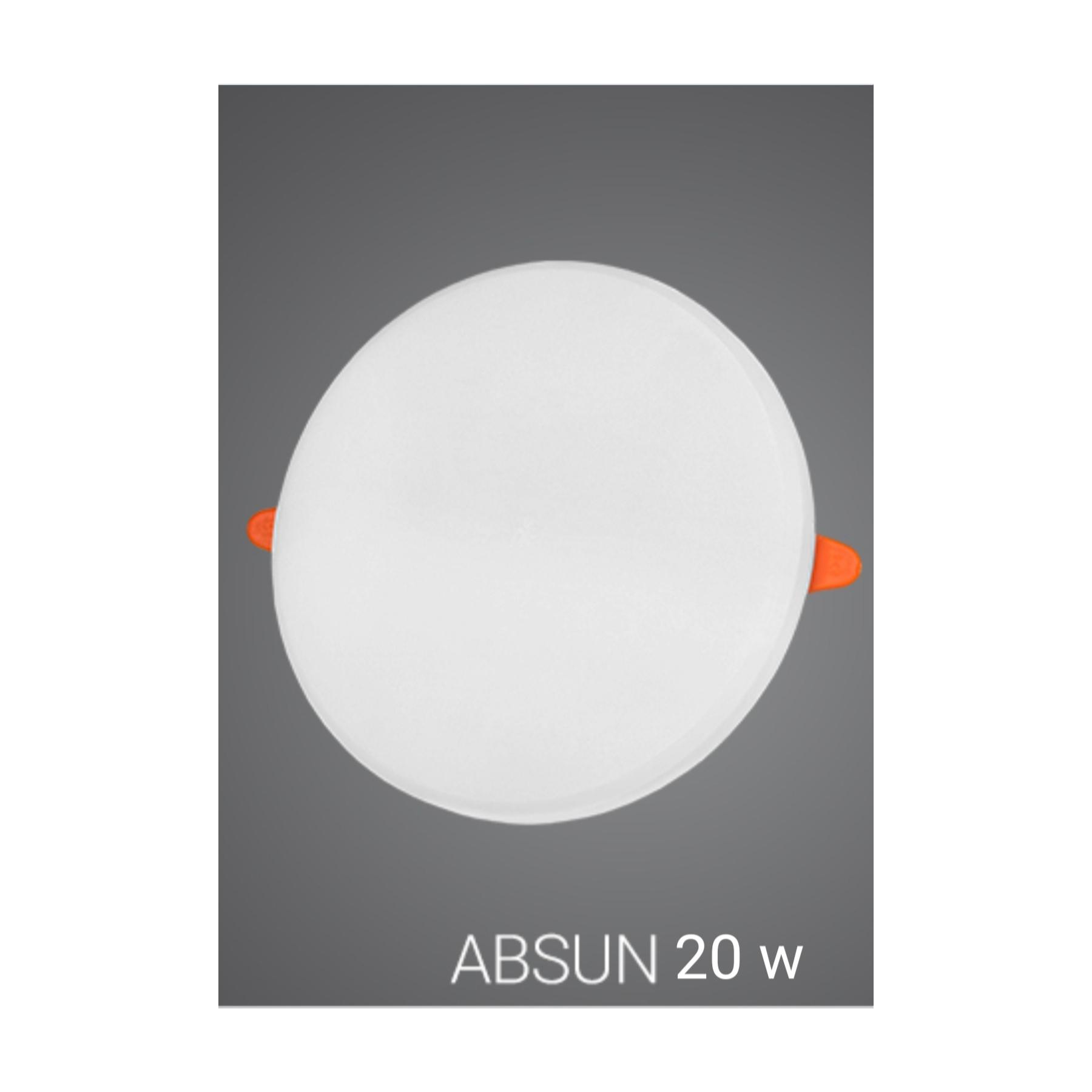 چراغ سقفی توکار 20 وات آبسان