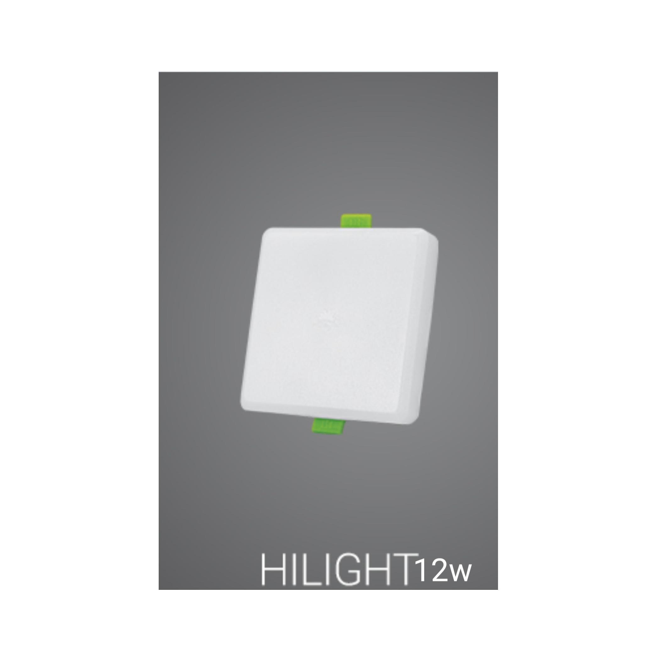 چراغ توکار 12 وات مربع هایلایت