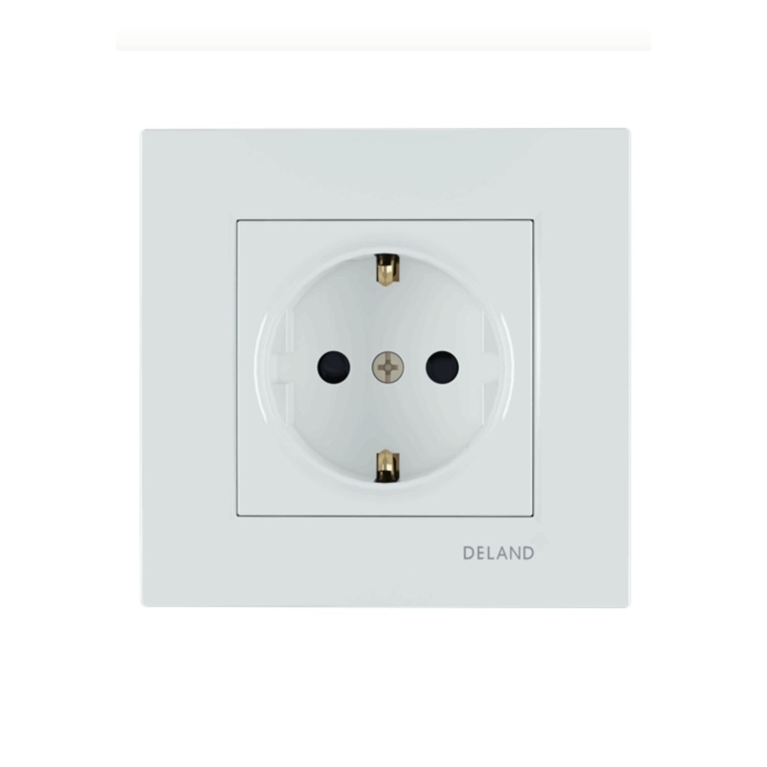 پریز برق ارتدار آسا سفید