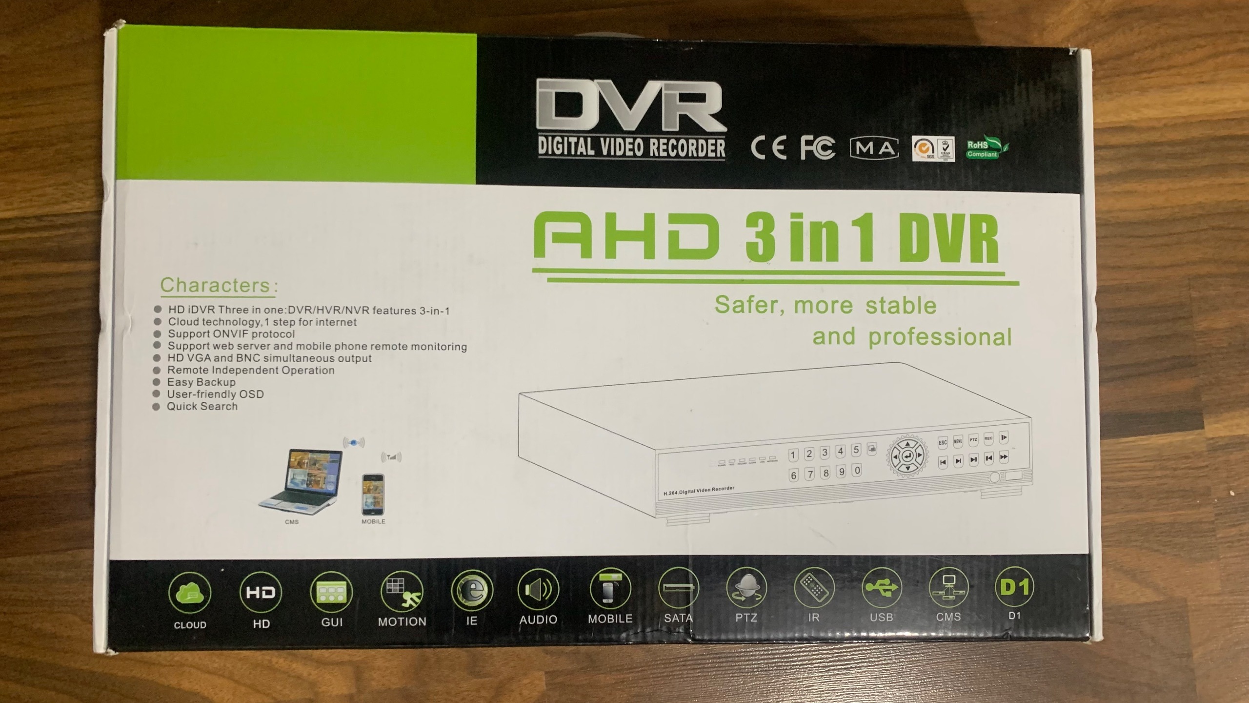 Dvr 8 کاناله سالم در حد نو