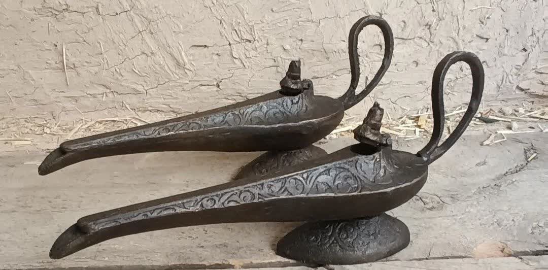 چراغ جادو نقشداربرنجی