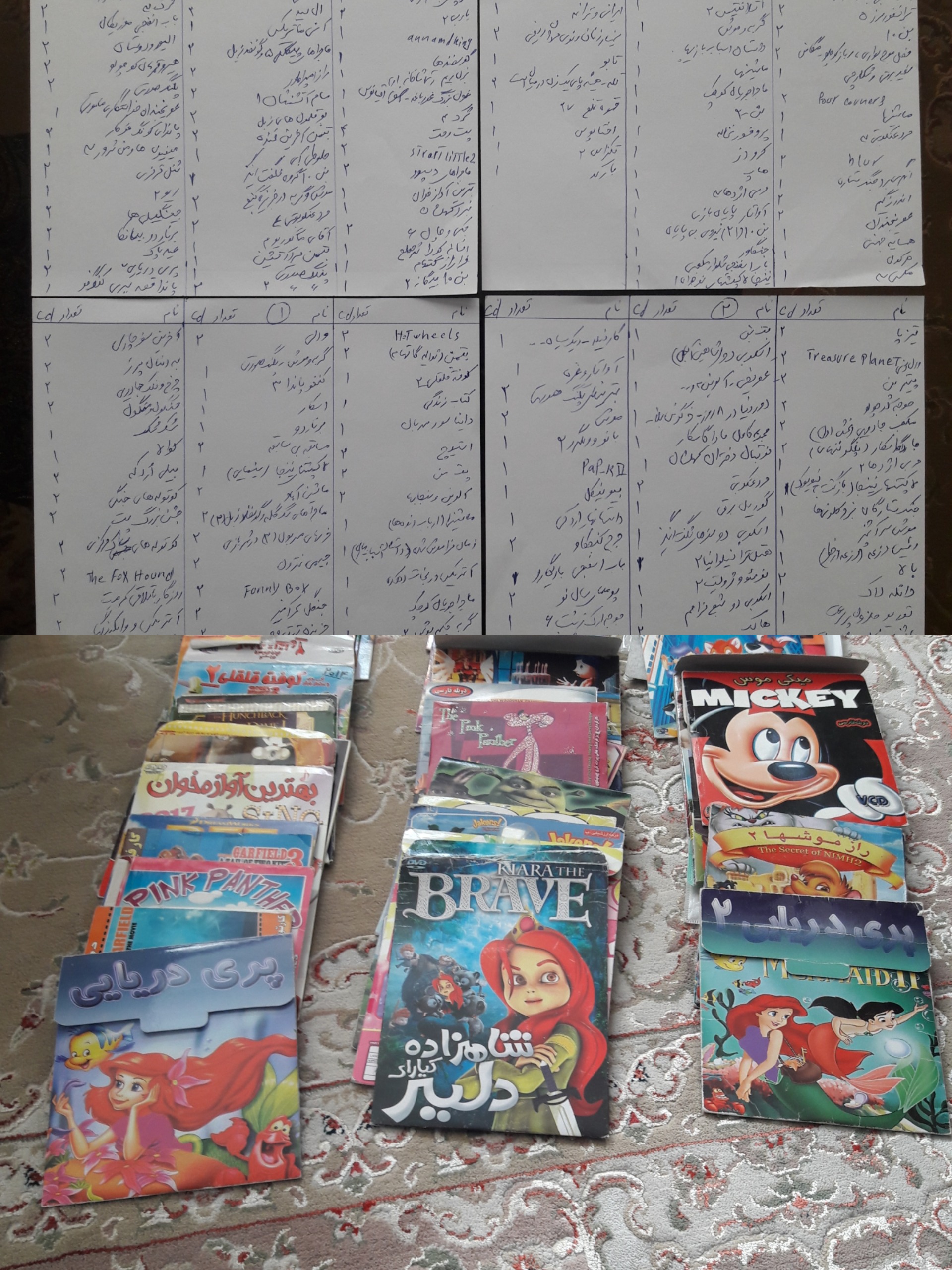 فیلم کارتن اصل هرسی دی 2000تومان