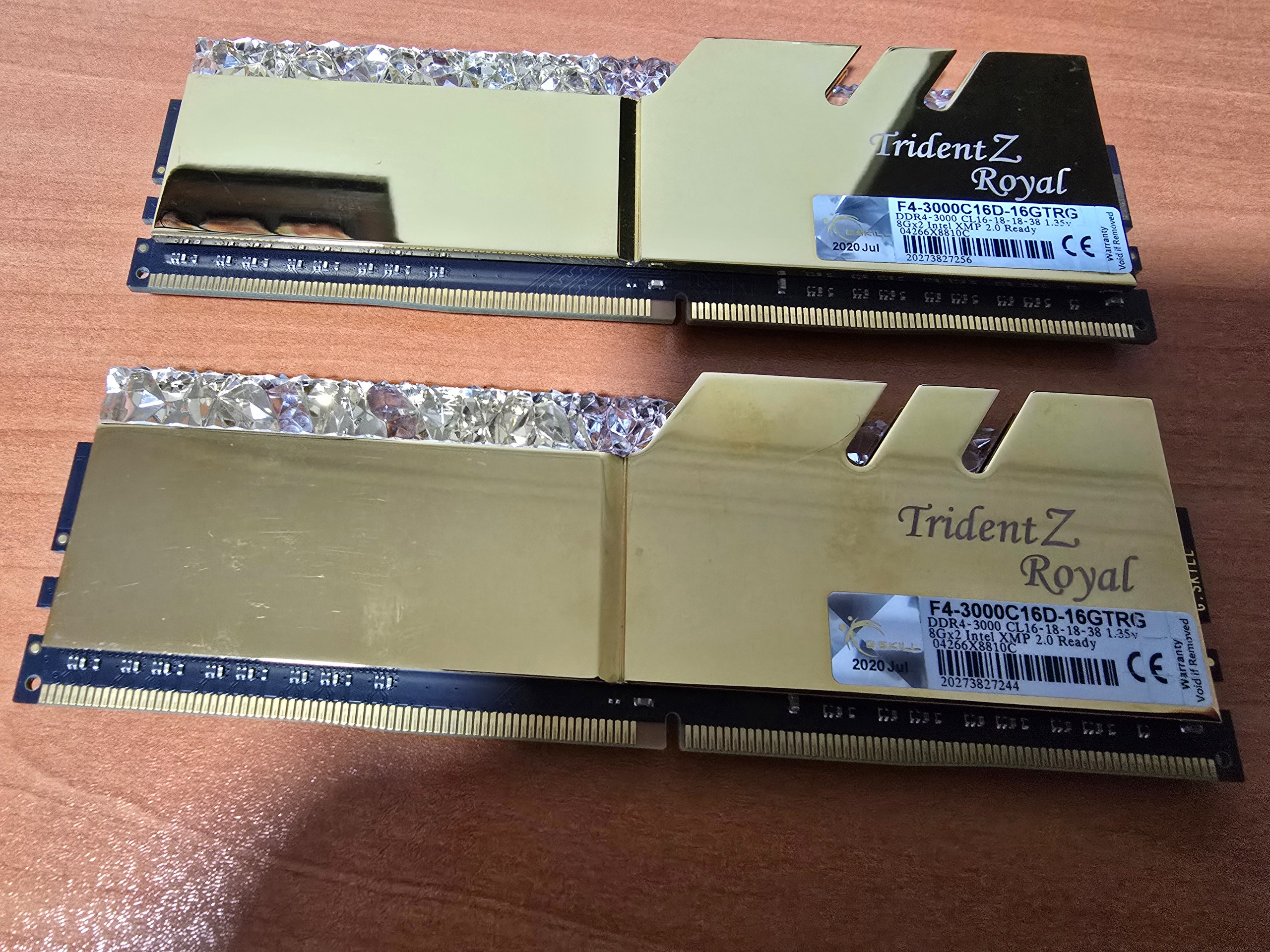 RAM G.SKILL TRIDENT Z ROYAL GOLD 32GB