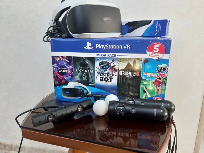 کنسول ps4pro همراه با vr و دوربین