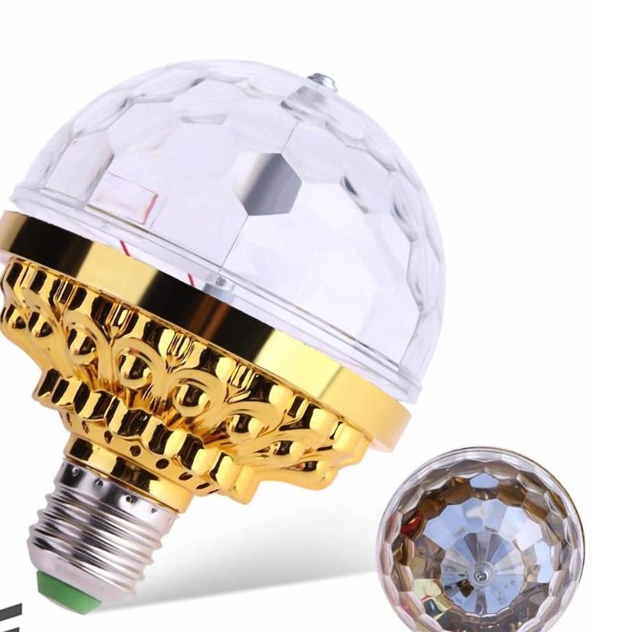 چراغ رقص نور 6 وات بدنه طلایی