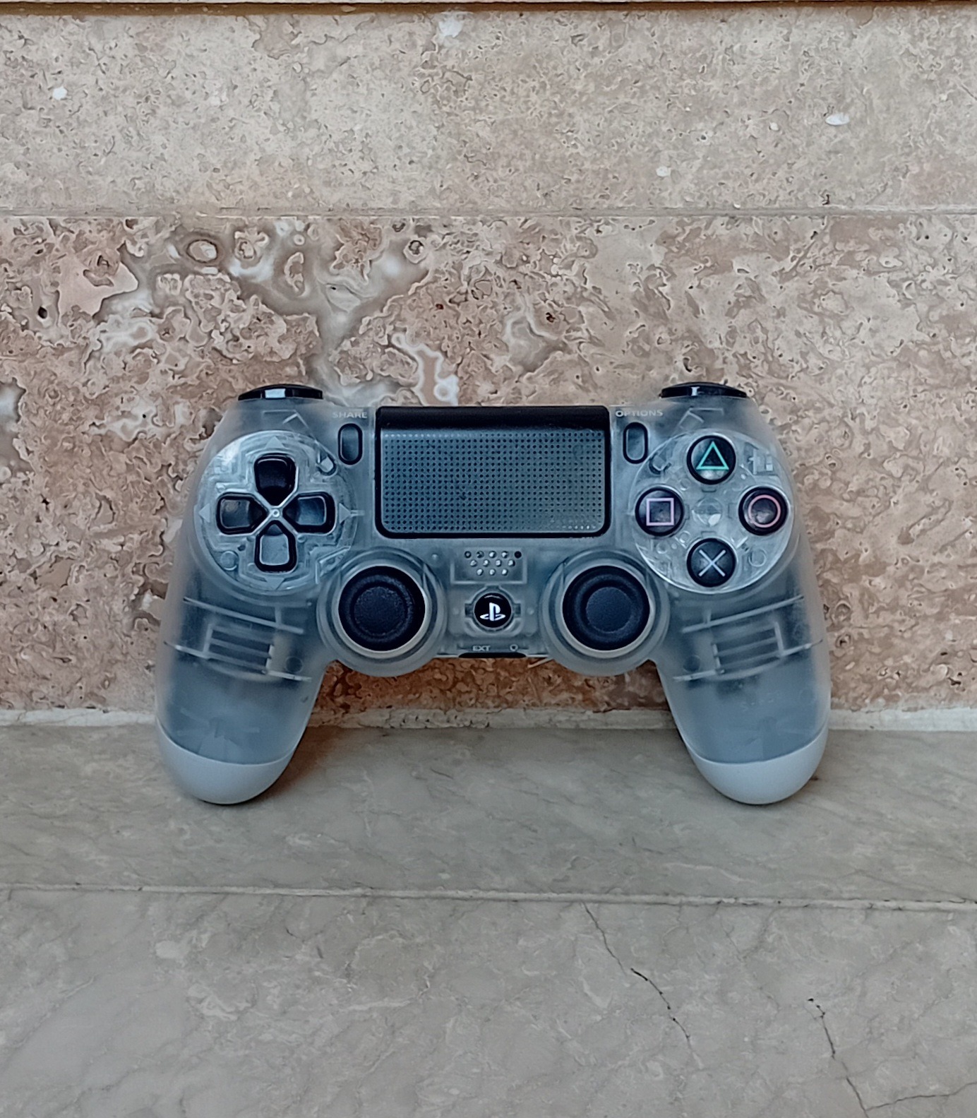 دسته اورجینال PS4 کریستالی Crystal White