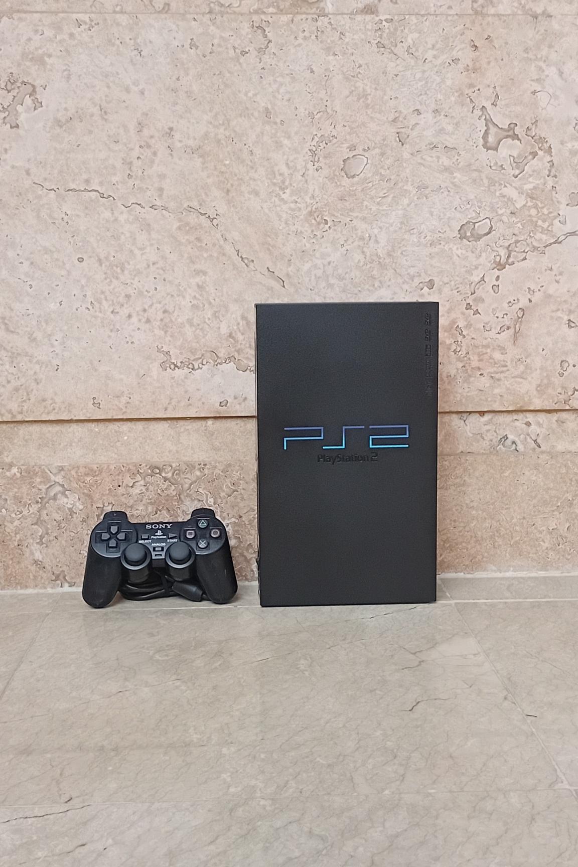 PS2 فت مشکی ژاپنی کپیخور و لنز فابریک