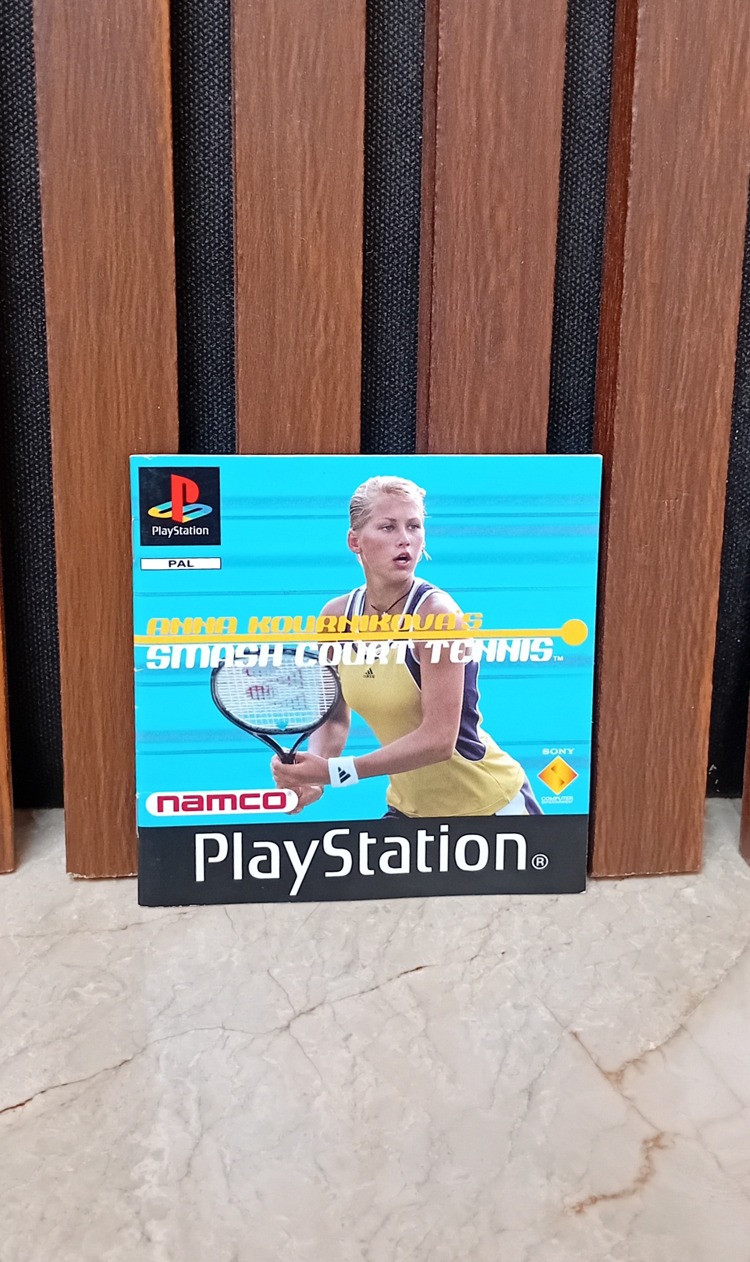 دفترچه اورجینال بازی تنیس PS1