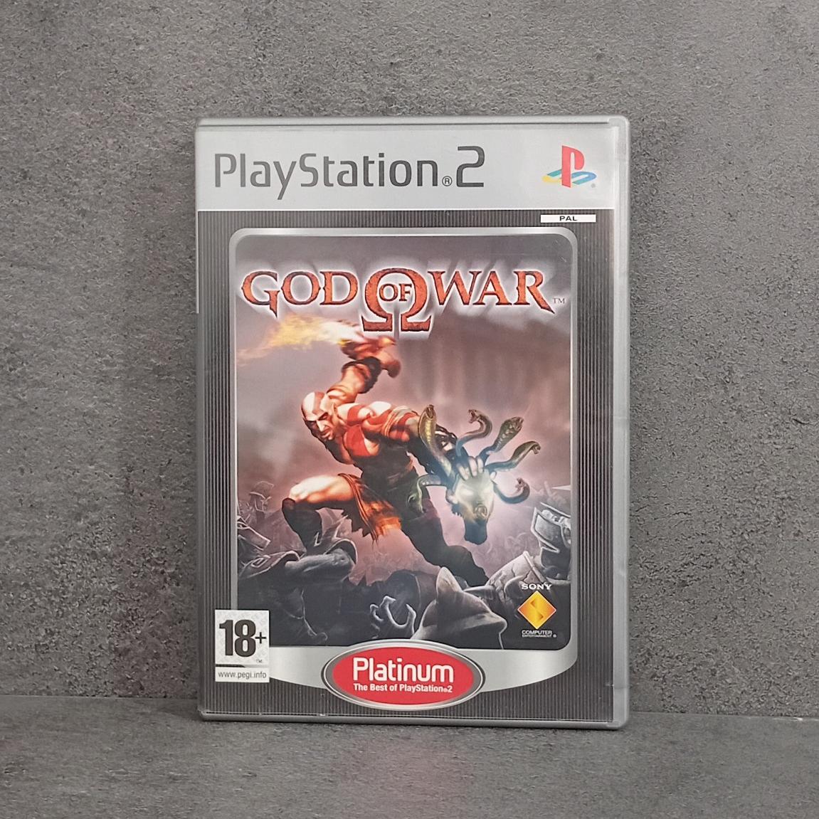 God of War 1 اورجینال PS2 با دفترچه PAL انگلیس
