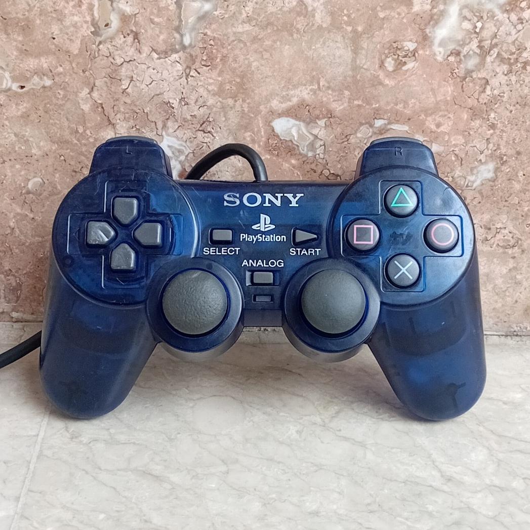 دسته اورجینال PS2 سرکارتنی باندل Midnight Blue