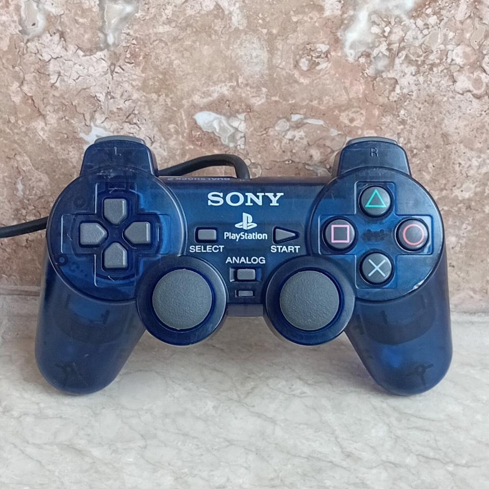 دسته اورجینال PS2 سرکارتنی باندل Midnight Blue