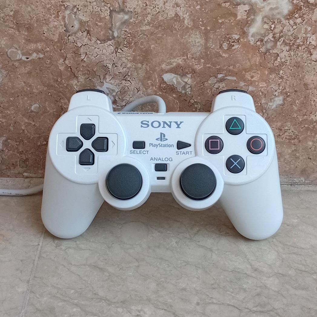 دسته اورجینال PS2 صدفی شاین (نایاب)