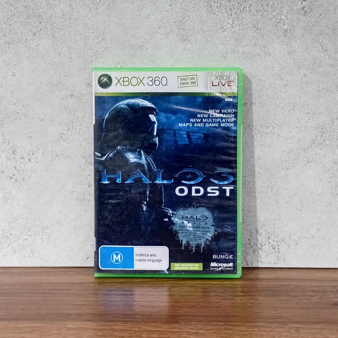 Halo 3 ODST اورجینال XBOX 360 پال UK بکوارد