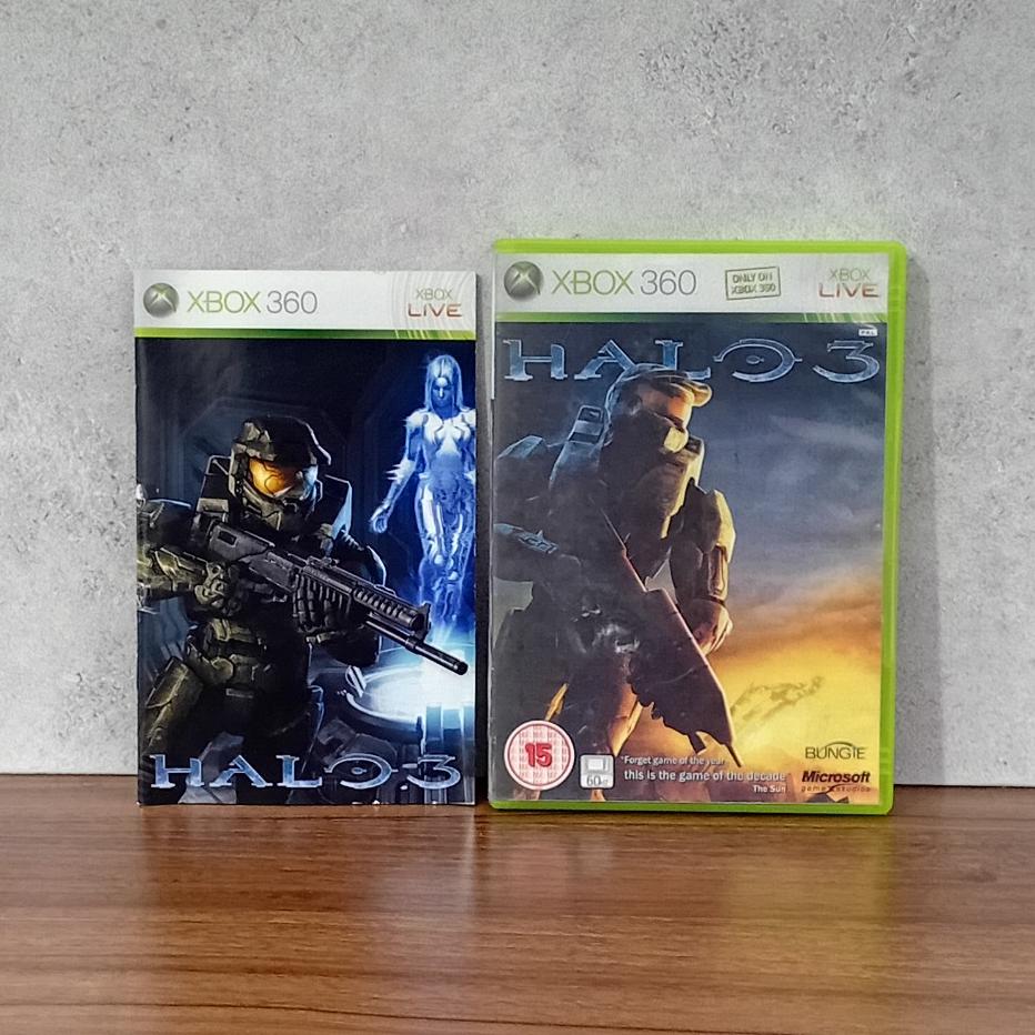 Halo 3 اورجینال XBOX 360 تکمیل UK بکوارد