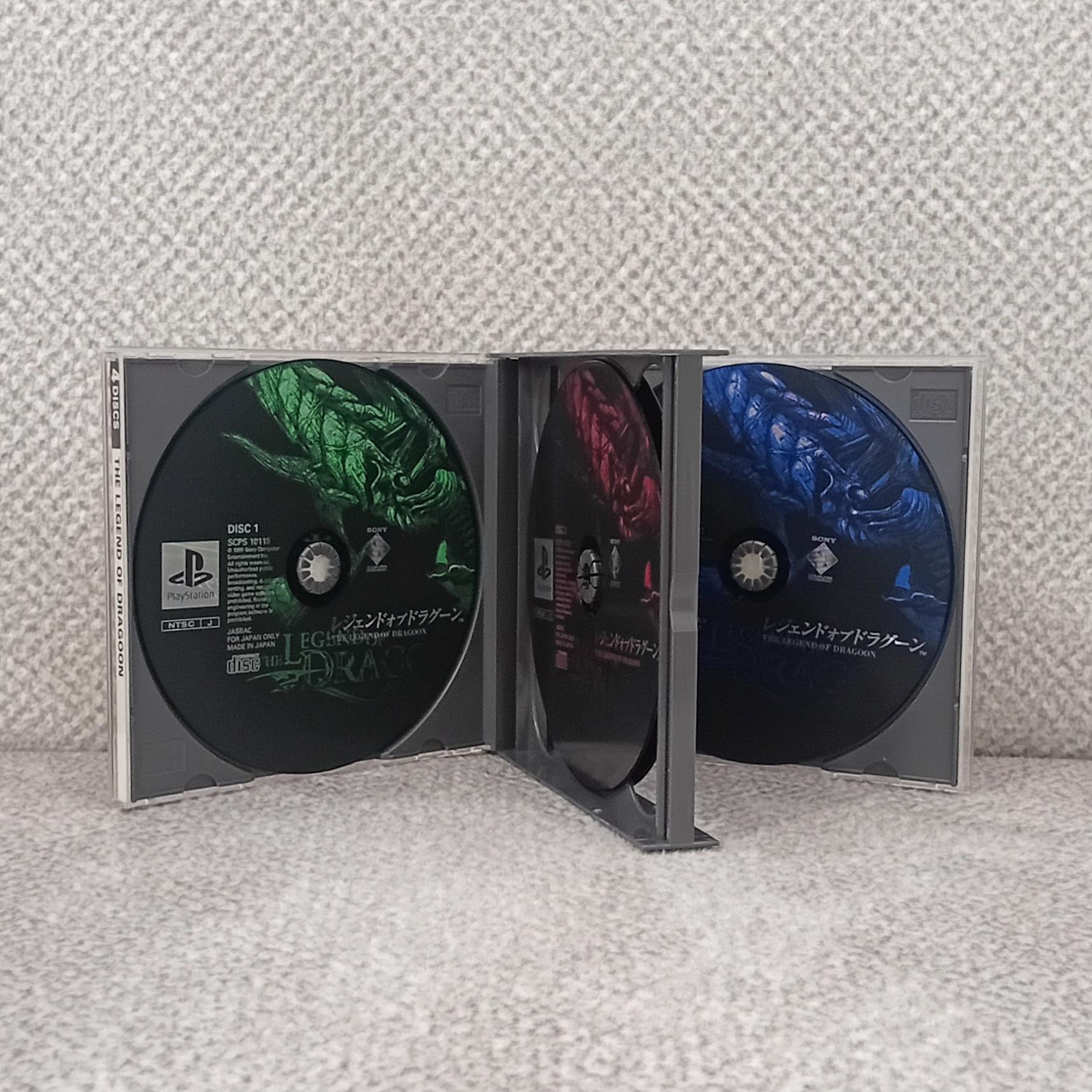 The Legend of Dragoon اورجینال 4 دیسک