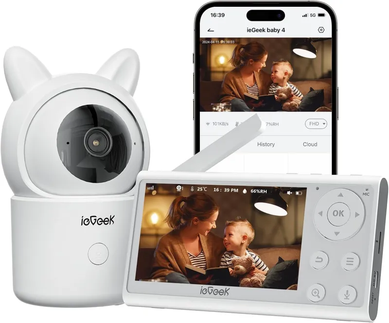 بیبی کم اورجینال برند iegeek دارای تشخیص گریه