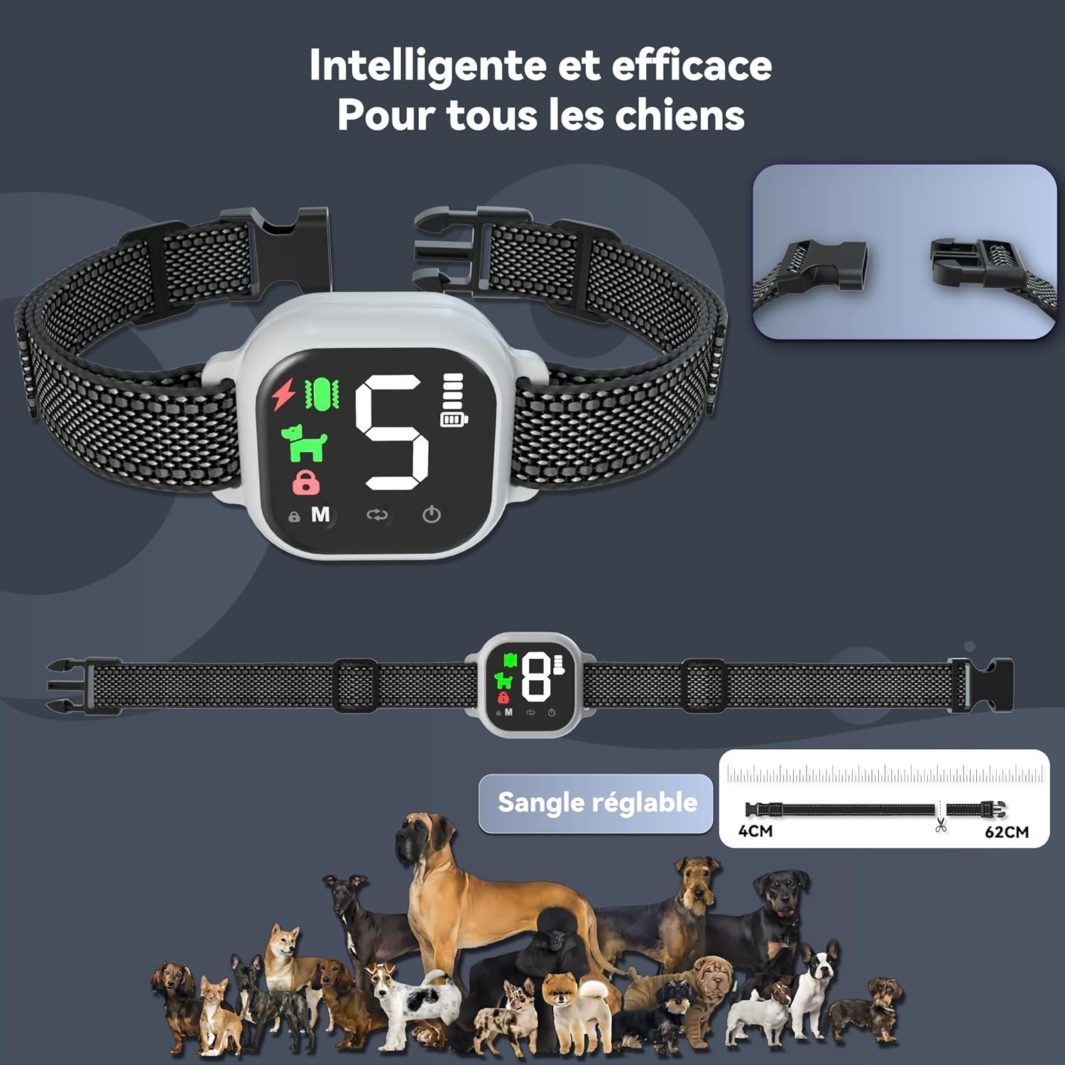 قلاده ضد پارس هوشمند Meloive