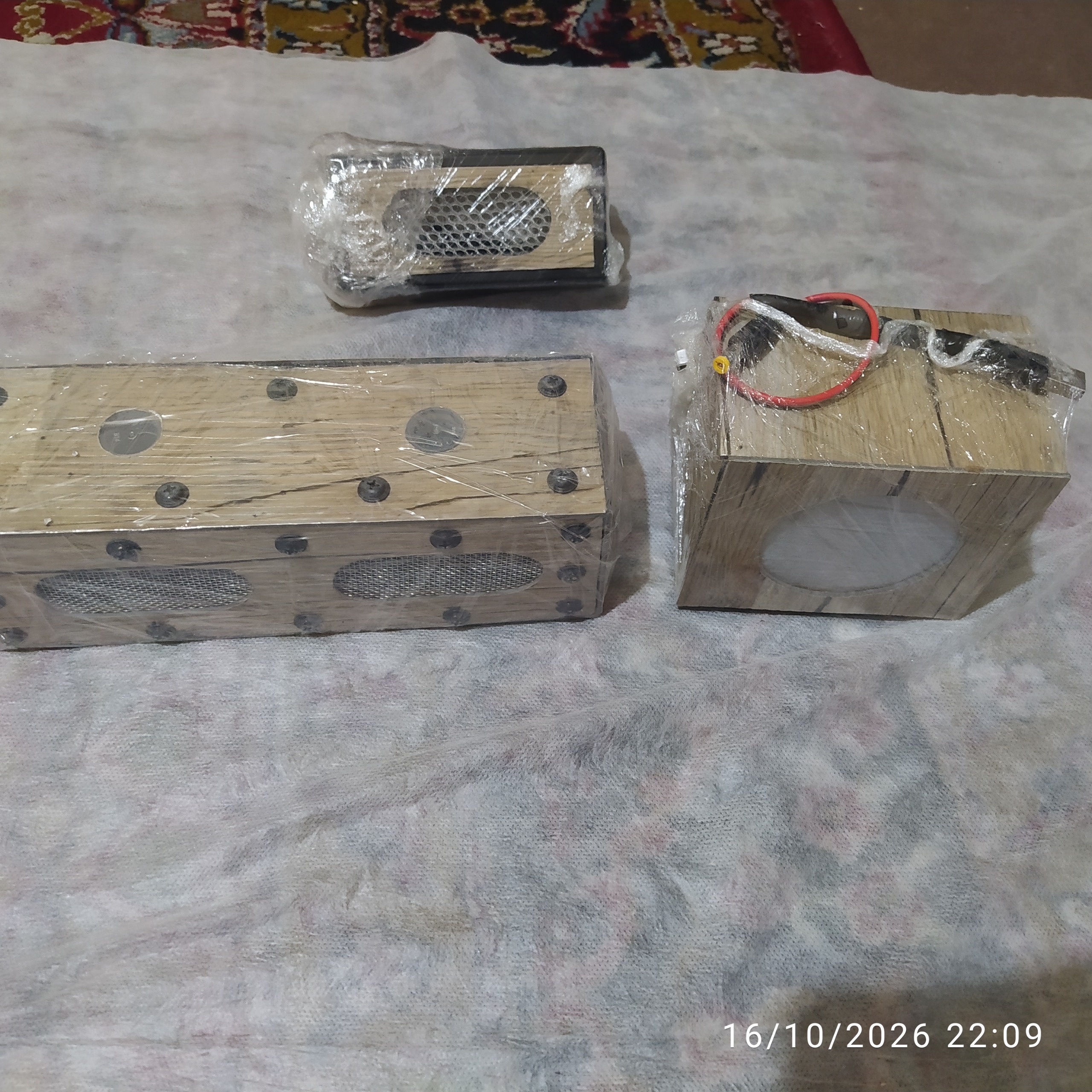 سه اسپیکر بلوتوث دست ساز