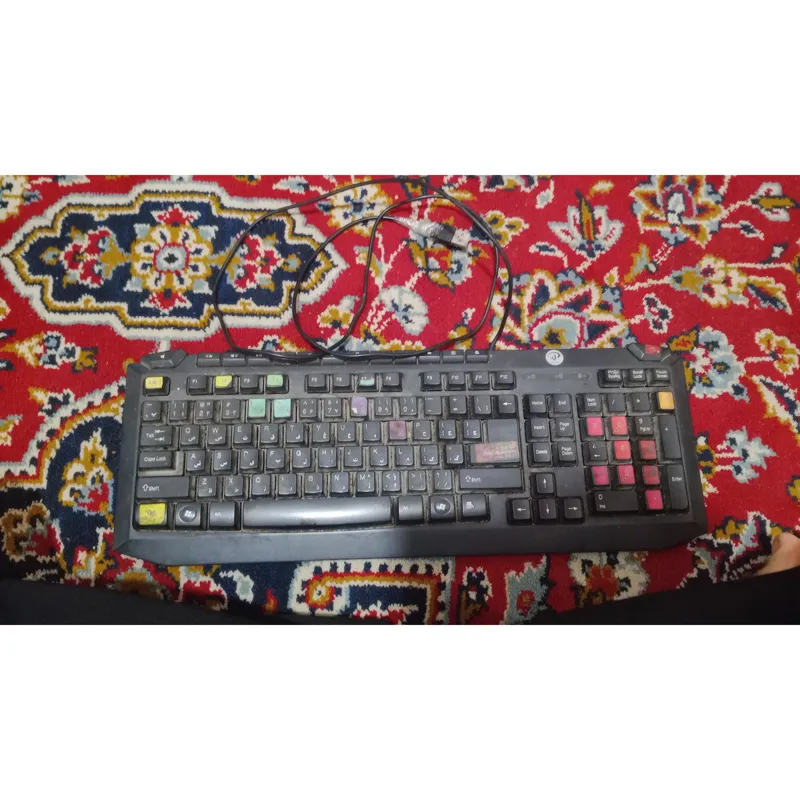 کیبورد ایکس پی پروداکت معیوب مدل xp-6100