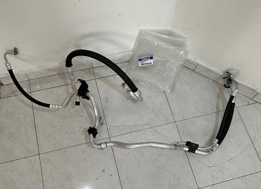 شلنگ دوقلو کمپرسور کولر هیوندای توسان