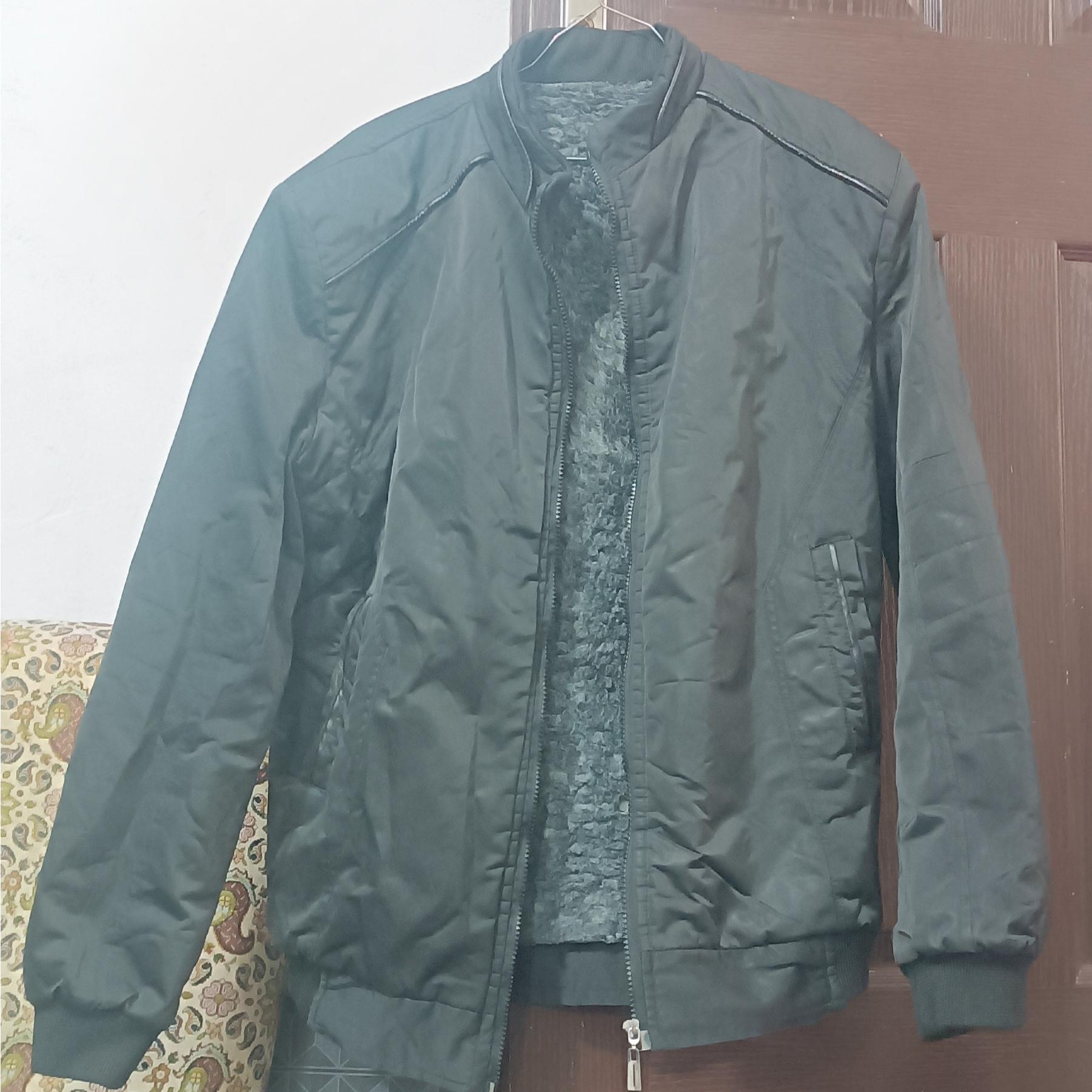 کاپشن خلبانی پرز دار مردانه