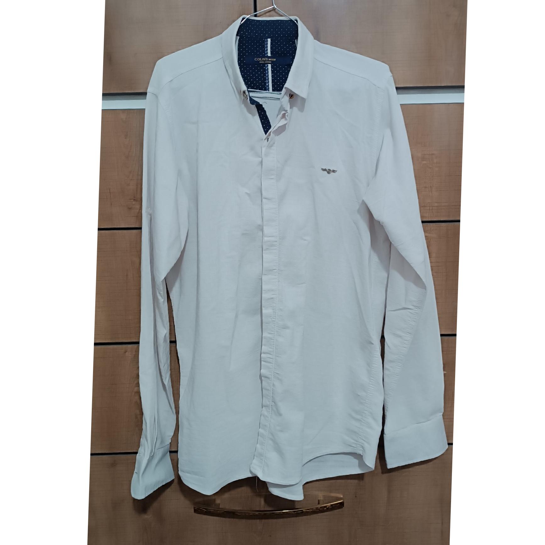 پیراهن سفید مردانه