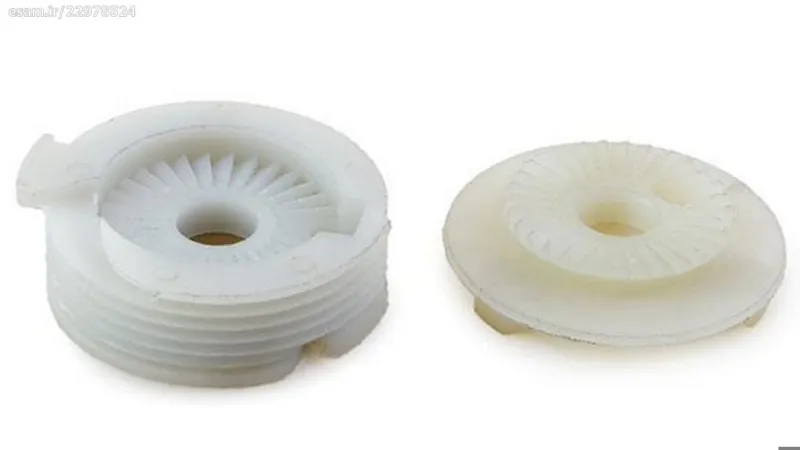 یک جفت قرقره دو تکه شیشه بالابر پراید (L و R)