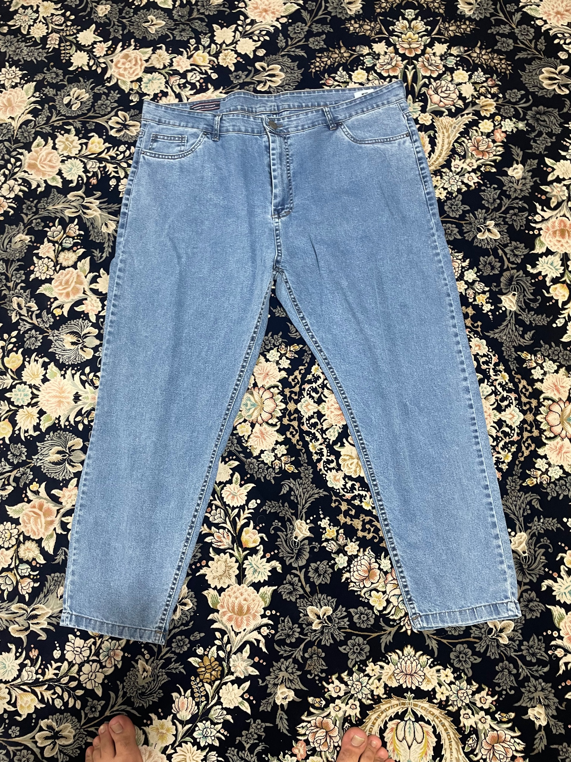 شلوار جین نیم بگ بیگ سایز 52