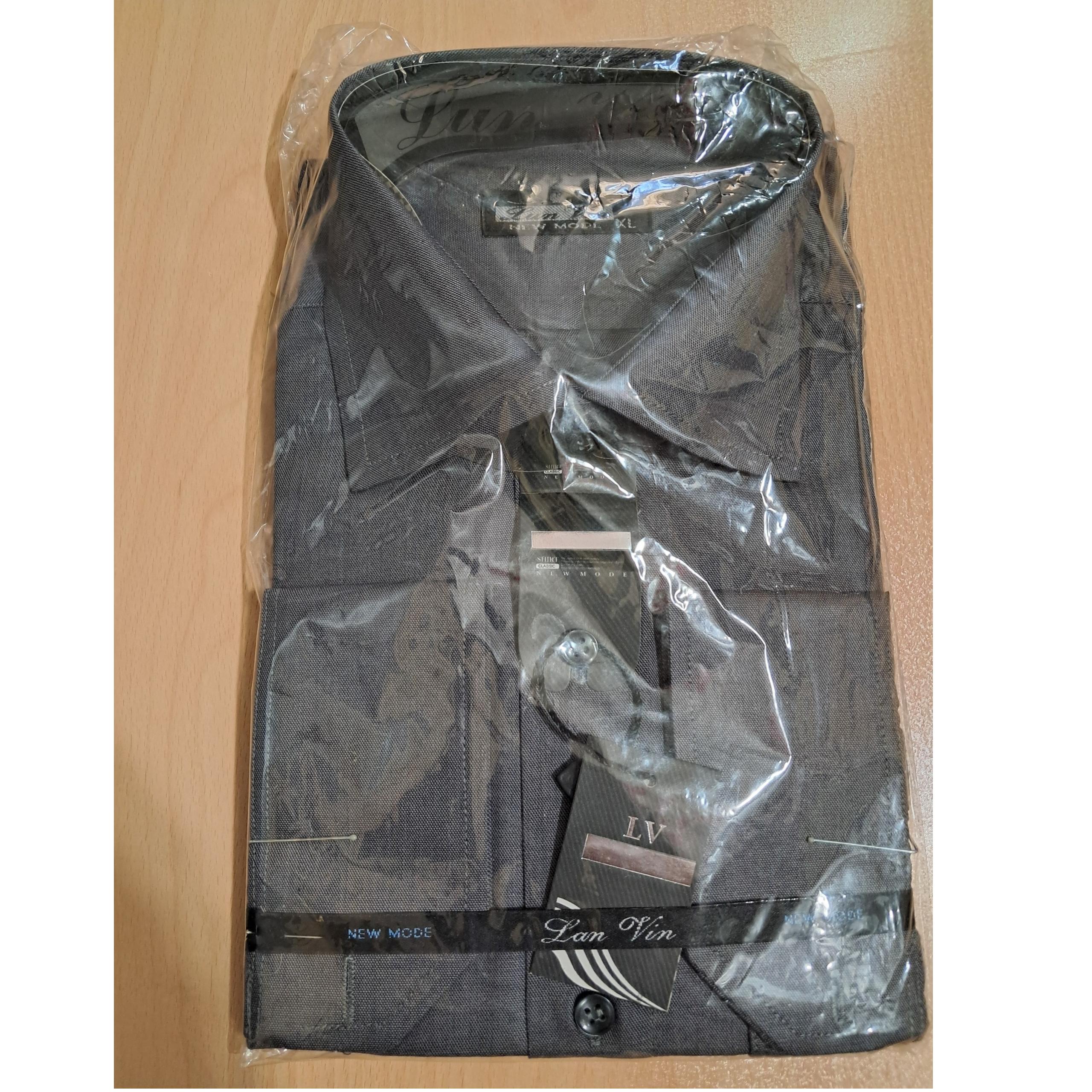 پیراهن مردانه LanVin(ایرانی)نوک مدادیXL