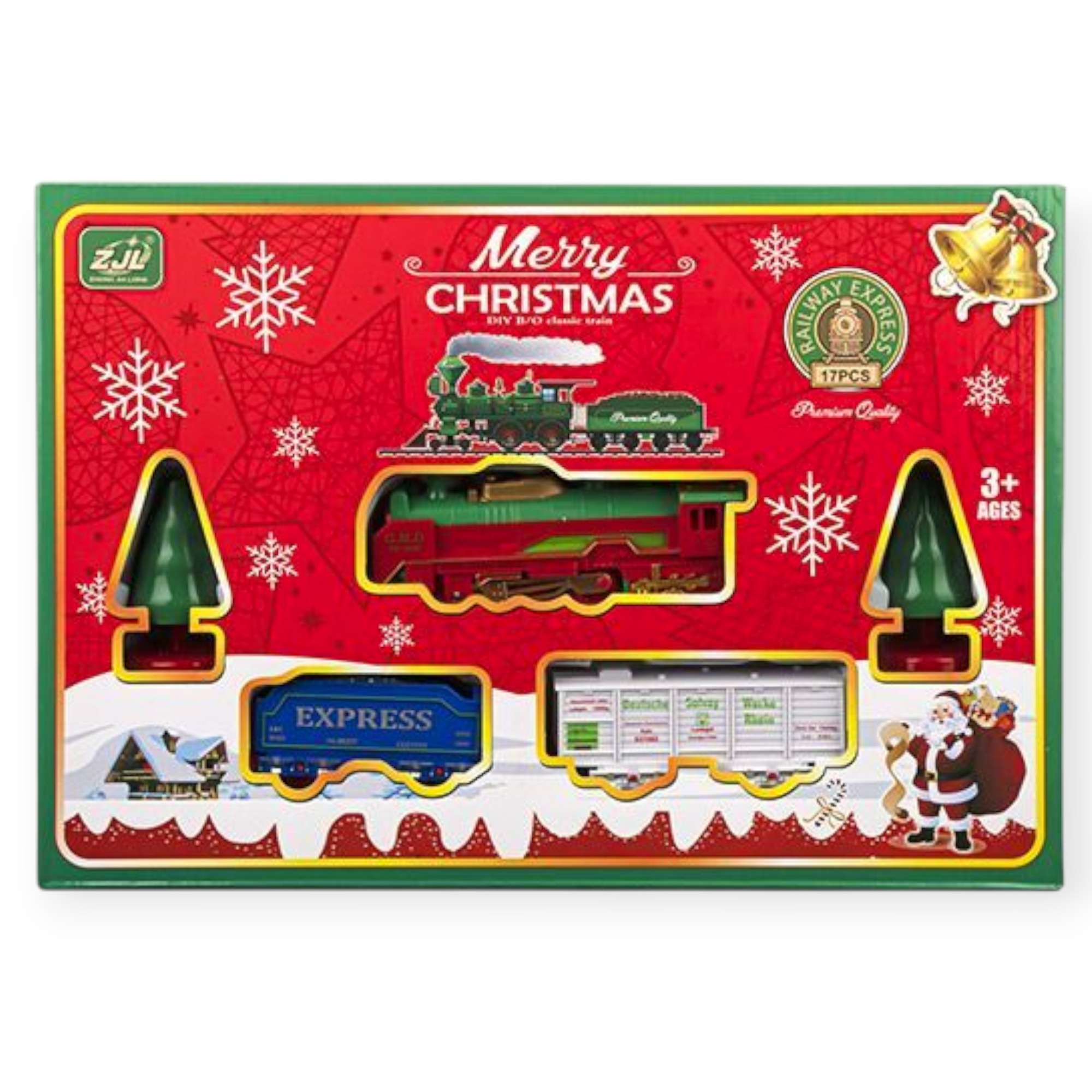  قطار ریلی چراغ دار کریسمس