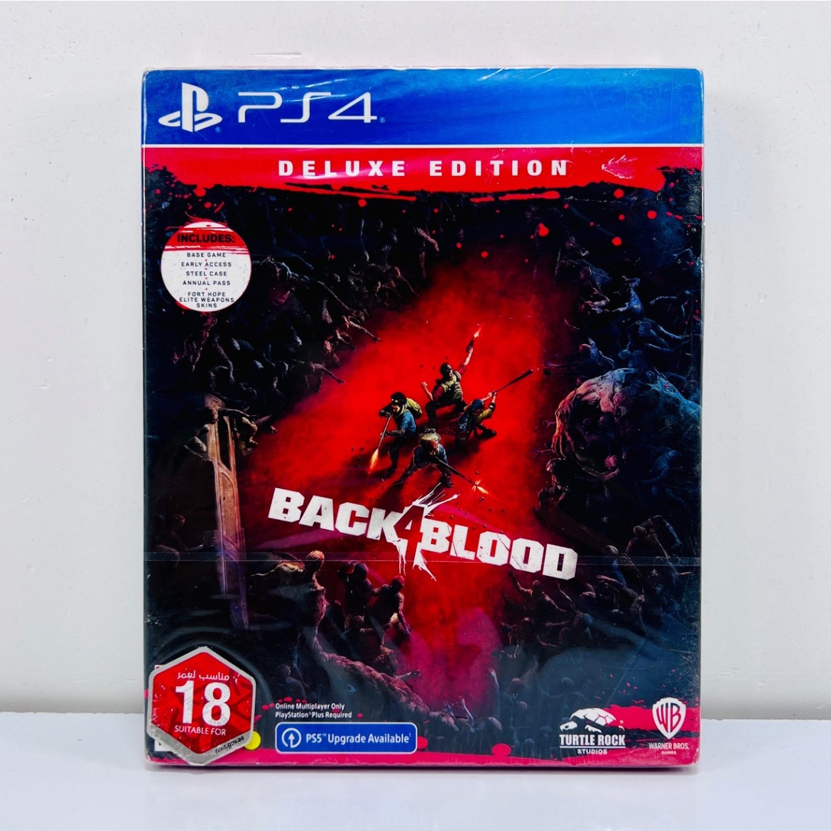 Back 4 blood deluxe ps4 پلمپ (استیل بوک)